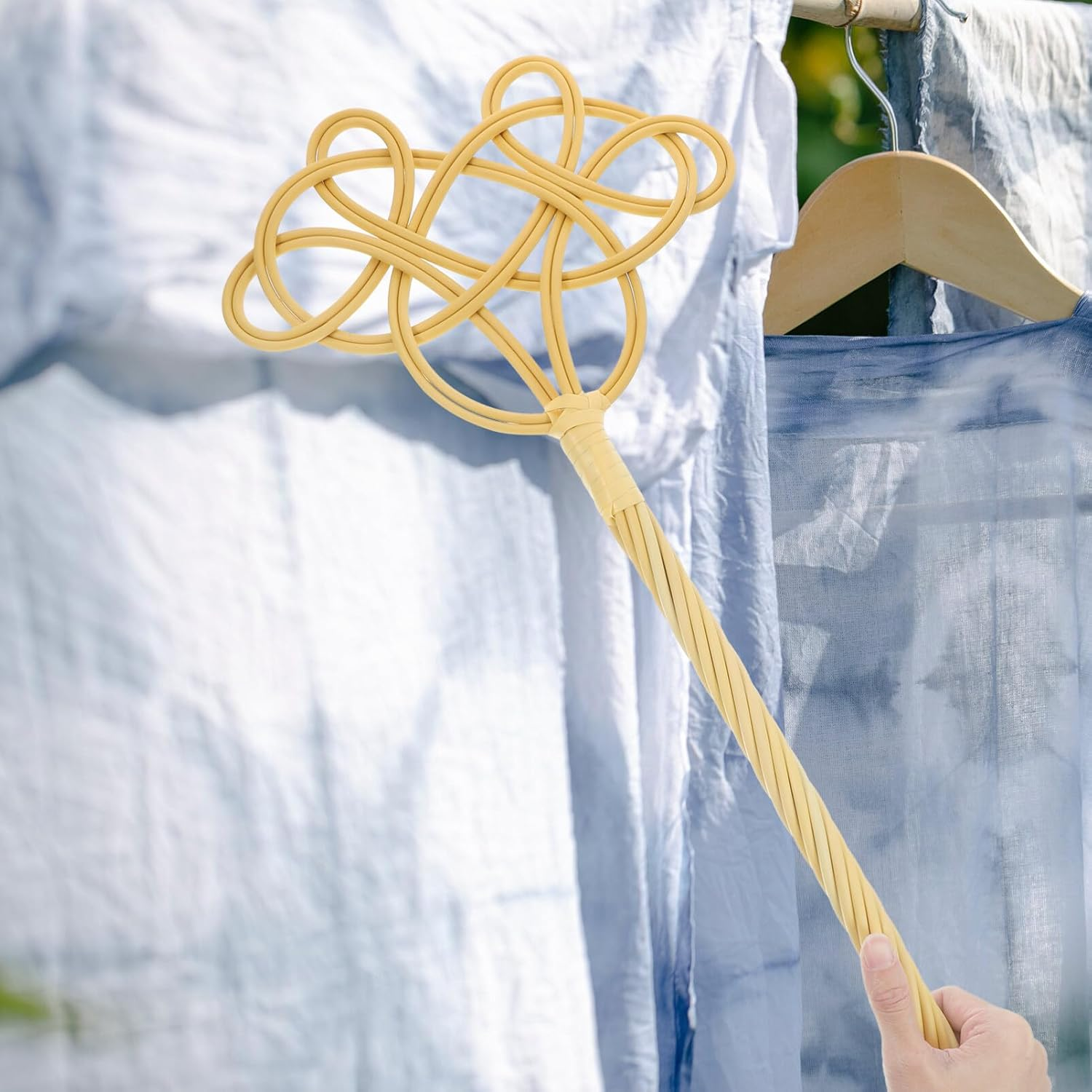 Carpet Rug, Rattan Carpet Imitation Rattan Rug Paddle Comforter Sweep Tool Clean Tool image number 3