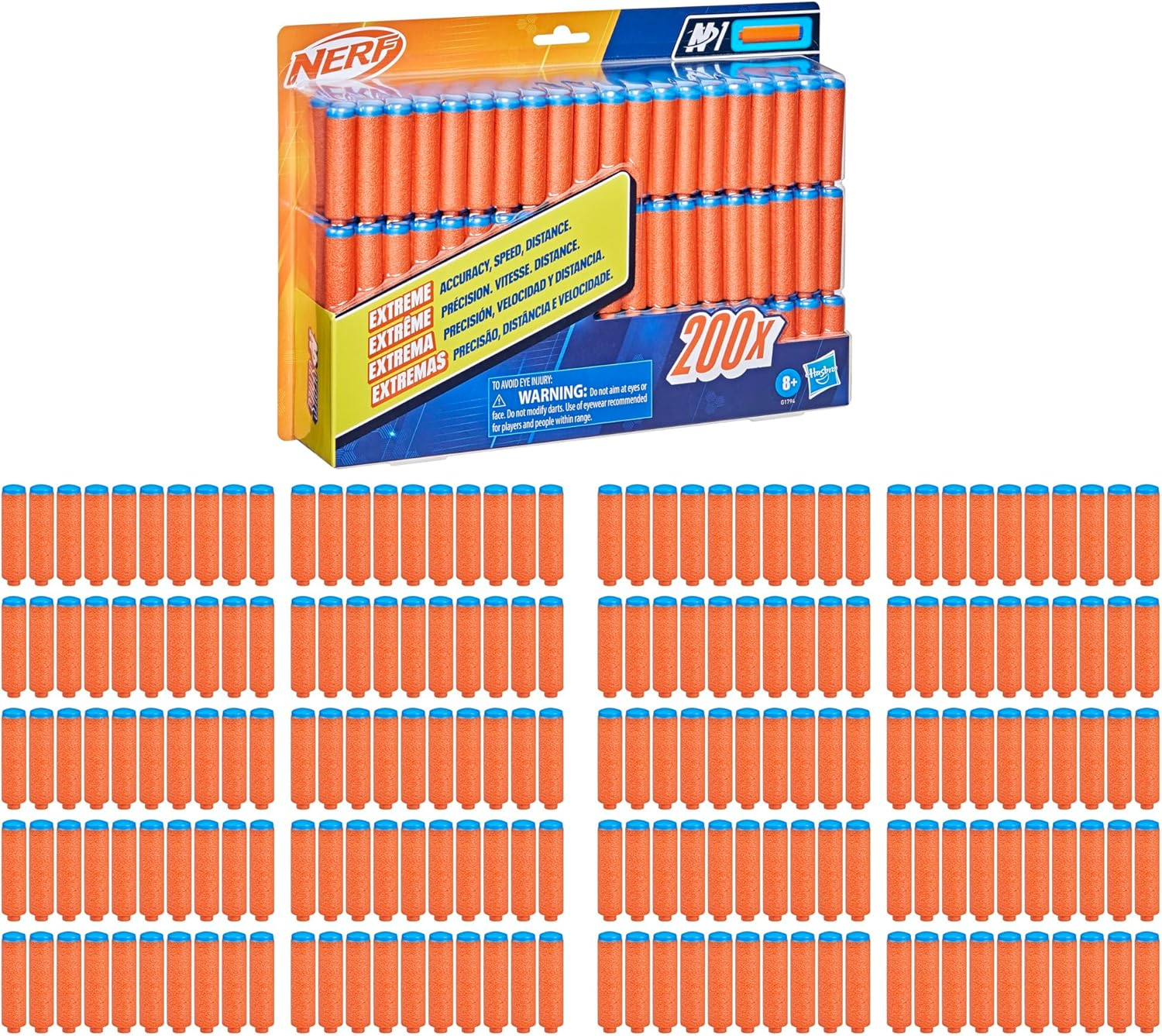 Nerf N1 Refill Darts, 200-Pack