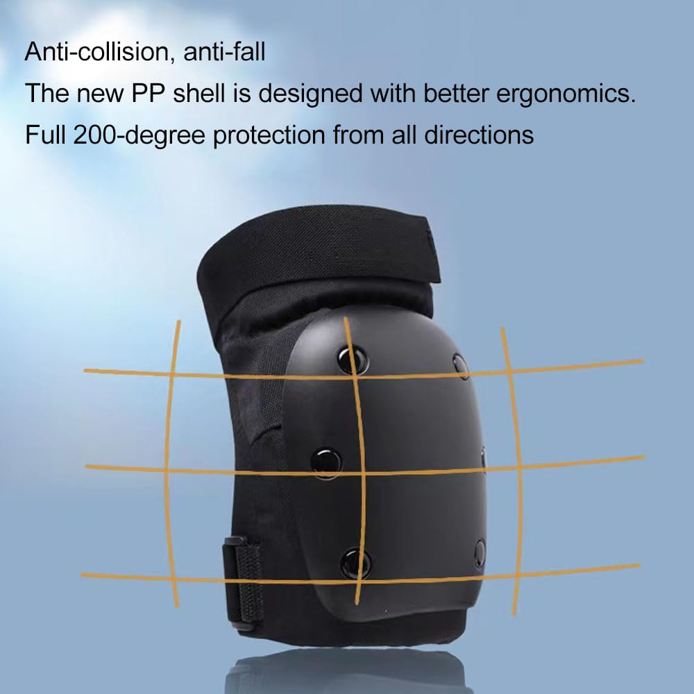 Kids/Adult/Youth Knee and Elbow Pads ,Wrist Guards for Adult Kids 6 in 1 Protective Gear Set for Skateboarding Biking Roller Skating Cycling Outdoor (Medium, Pink) image number 7