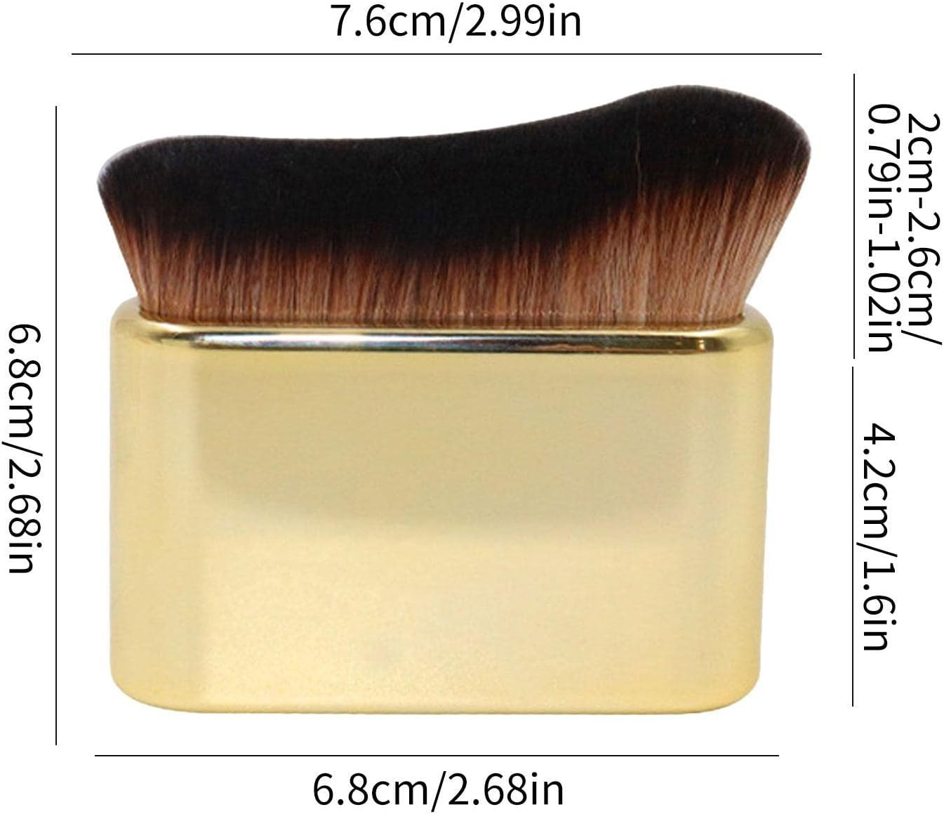 Siren Makeup Brush | Body Makeup Brush for Liquid Foundation,Foundation Brush Makeup Brush for Tan, Sunless Tanner Makeup Brushes, Self Tanning Mousse Blending image number 6