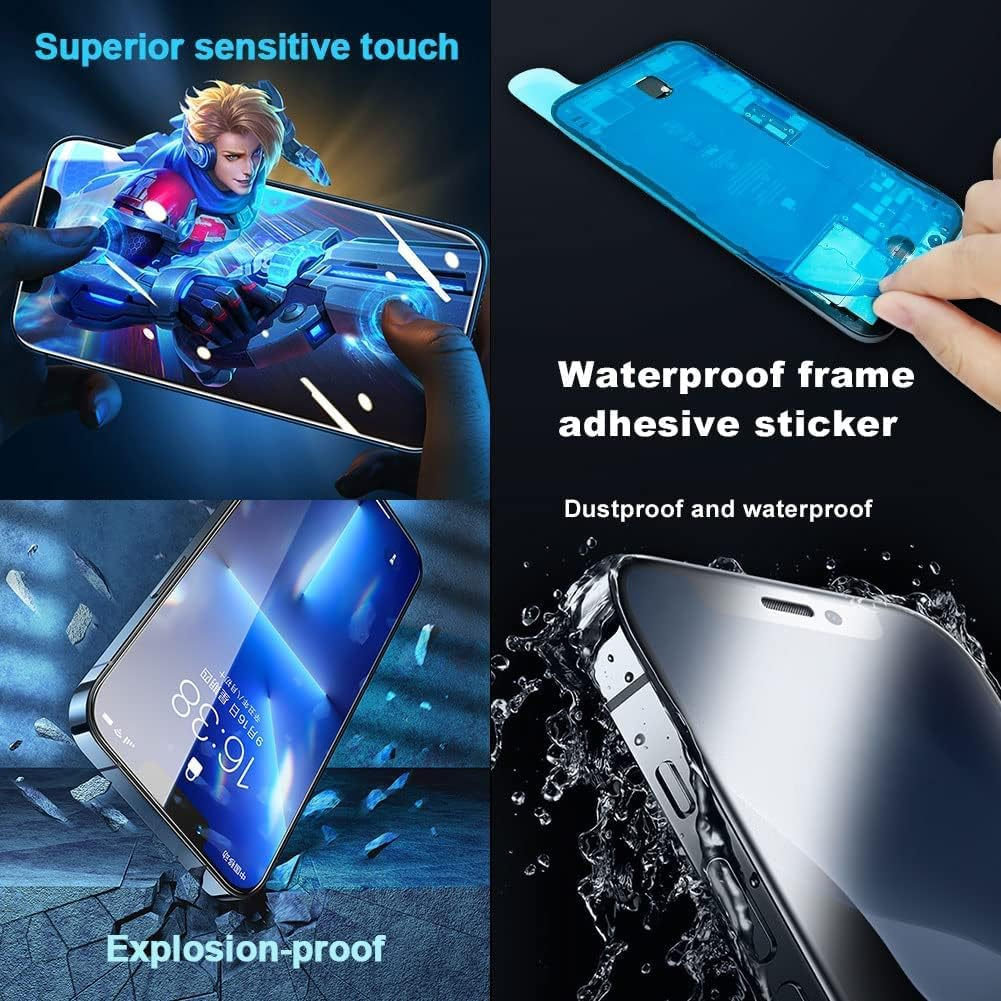 Efaith for Iphone 12/12 Pro Screen Replacement LCD Full HD Touch Display Digitizer Frame Assembly with Repair Tool,Adhesive Tempered Glass for Model A2403,A2172,A2402,A2404 (For Iphone 12/12 Pro) - For Iphone X-Lcd image number 3