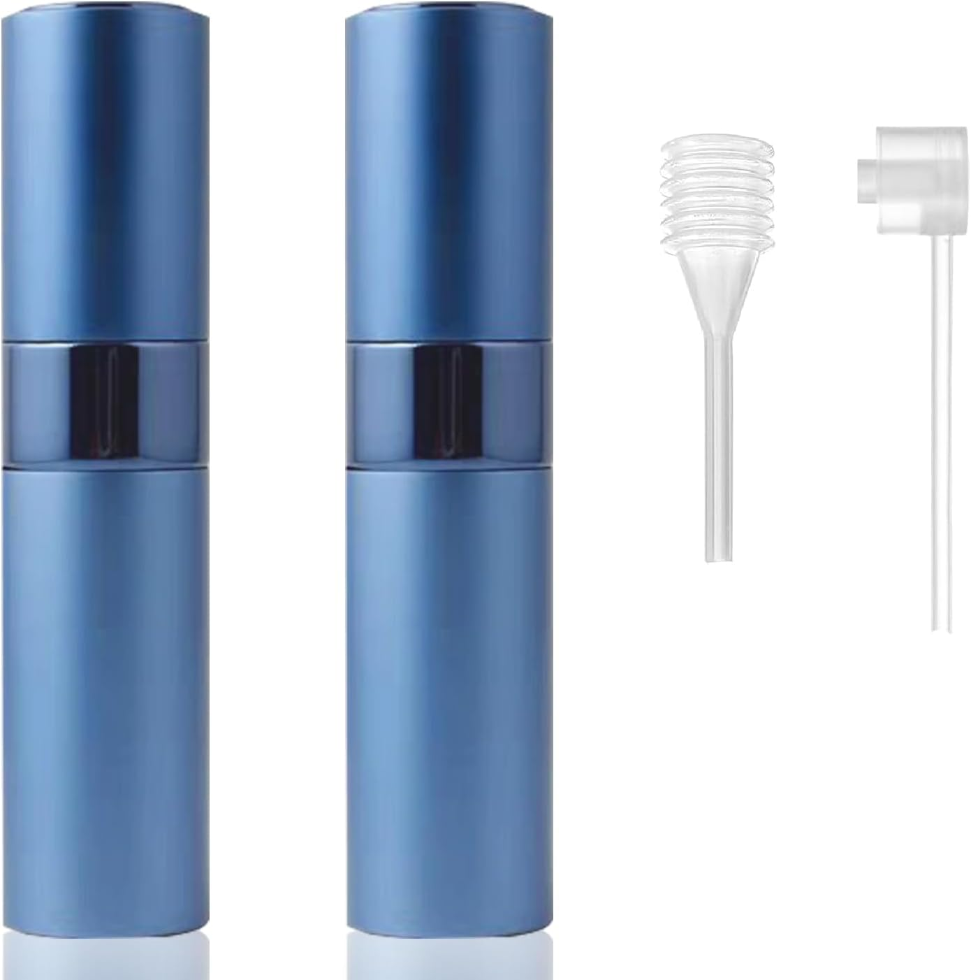 8ML Mini Travel Perfume Atomiser - 2Pcs Refillable Spray Bottles for Holiday & Travel
