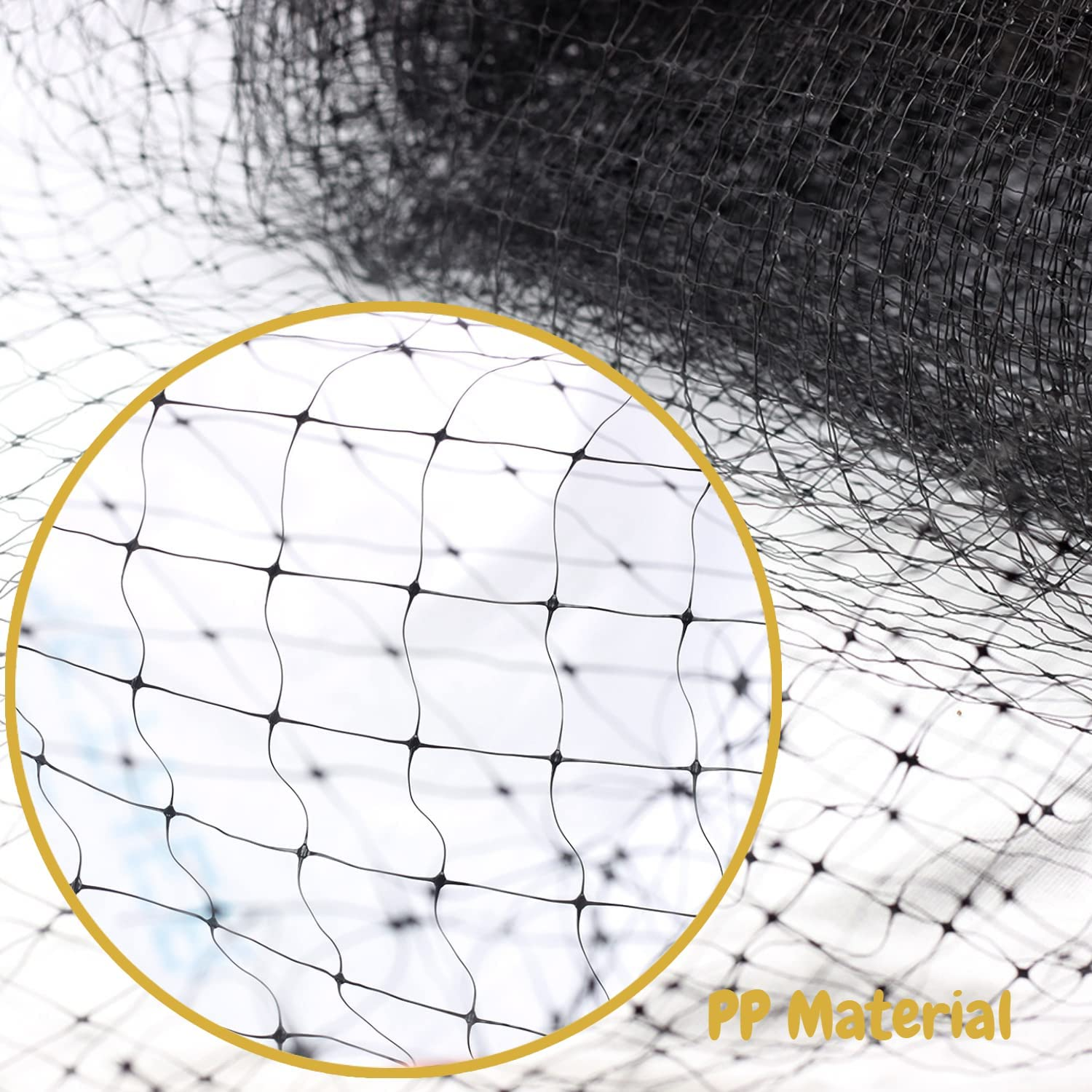 Garden Netting,2.1M*30M Bird Netting Garden Fence Netting to Defend Chicken,Deer,And Other Pests，Protection for Vegetables and Fruit Trees image number 1