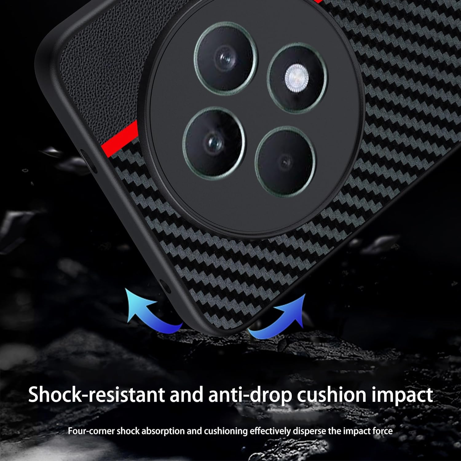 FDHYFGDY Protective Case for Oppo Reno 12 F/FS 5G Camera Protection, Shockproof, Scratch-Resistant Mobile Phone Case image number 6