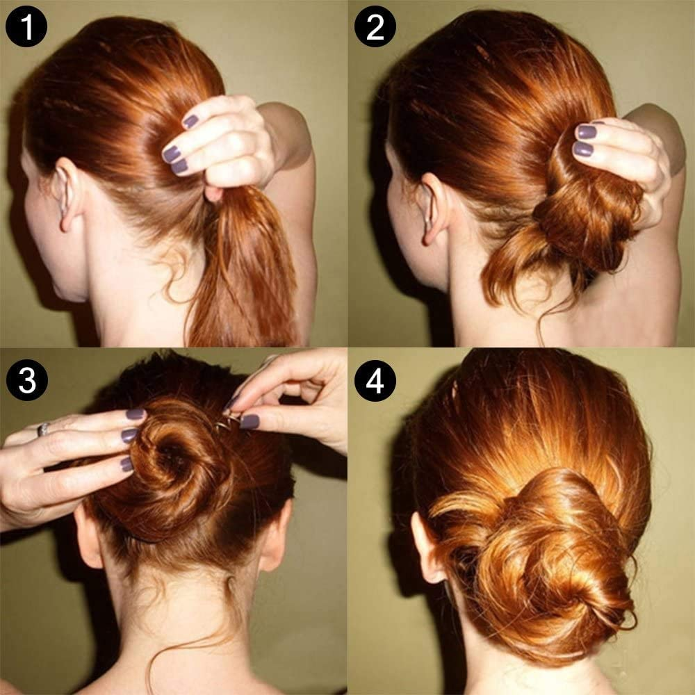 30Pcs Spiral Hair Pins Black Hair Styling Pins Screw Spin Bobby Pin Spiral Bobby Hair Pin Spin Pin,Non-Scratch round Tips Spiral Hair Clip Spin Clip Twist Screw Hair Pins Spin Pins for DIY Hair Style image number 2