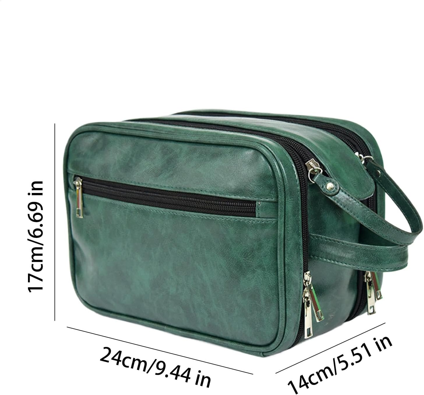 Toiletry Bag for Men - Shaving Bag Men Toiletry Bag - Travel Toilet Bags, Toiletry Organizer, Large Capacity Men Cosmetic Bag for Business Vacation - Black image number 5