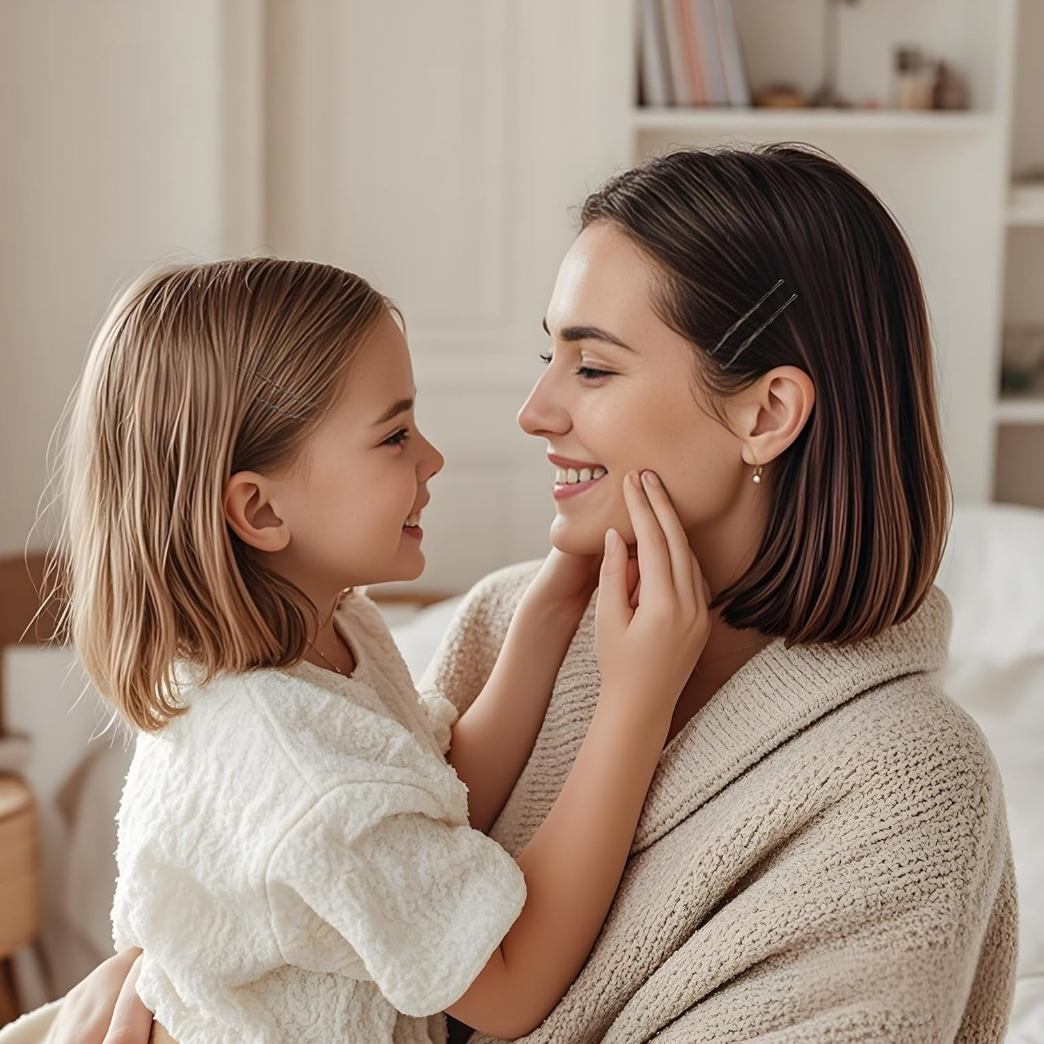 100Pcs Nickel-Free Mini Hair Pins + 3 Large Hair Clips & 30 Small Hair Ties - Brown Bobby Pins for Women & Girls, Non-Slip Hair Grips for Fine/Thick Hair, Bun, Ponytail, Plait - Secure Hold Hair Accessories image number 1