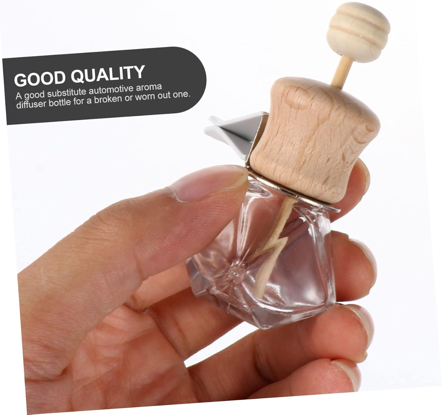 Amosfun 9Pcs Automotive Smart Car Air Freshener Car Air Vent Aromatherapy Diffuser Essential Oil Perfume Bottle Aroma Bottle image number 1