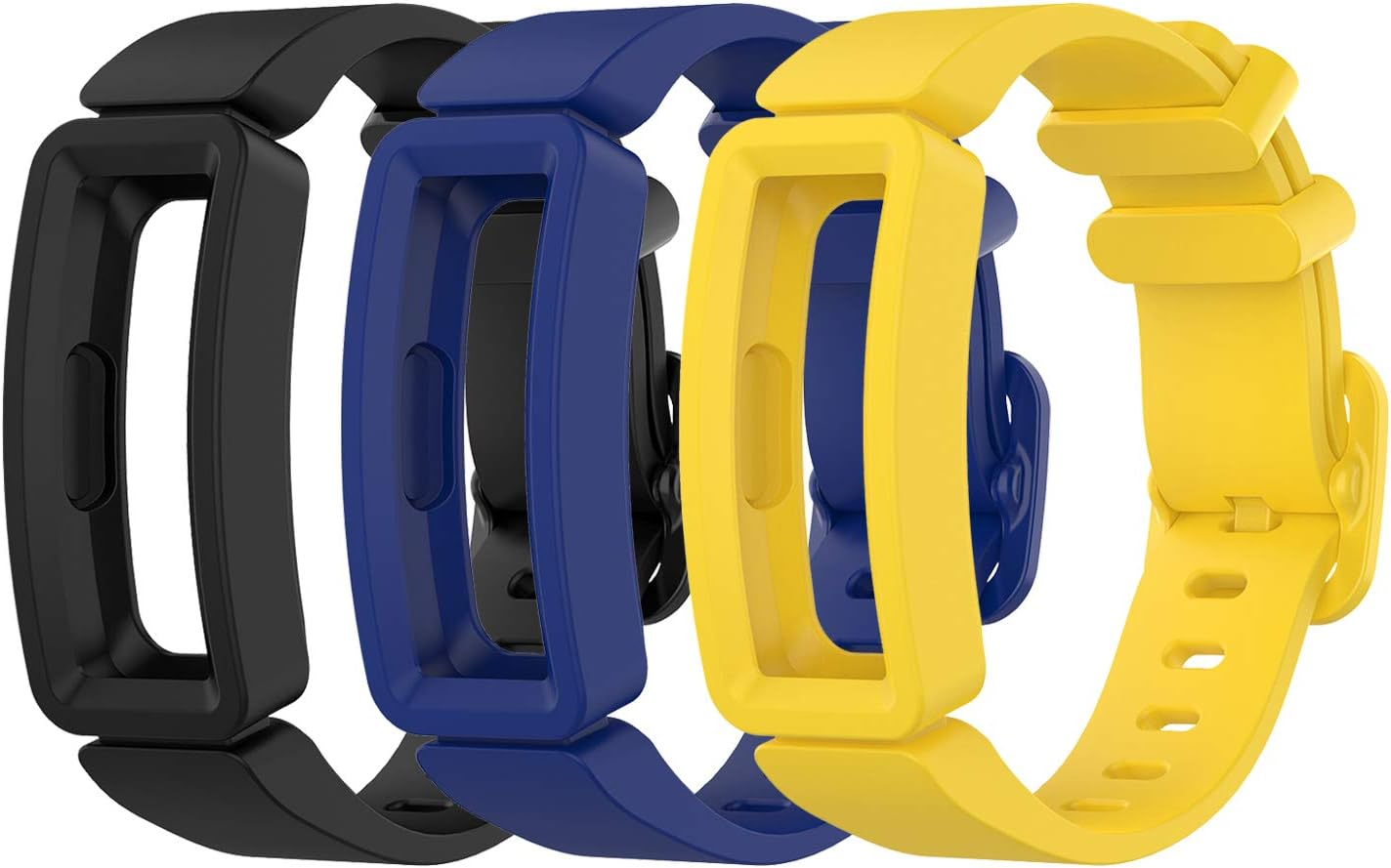 3-Pack Bands Compatible with Fitbit Ace 2 Strap for Kids