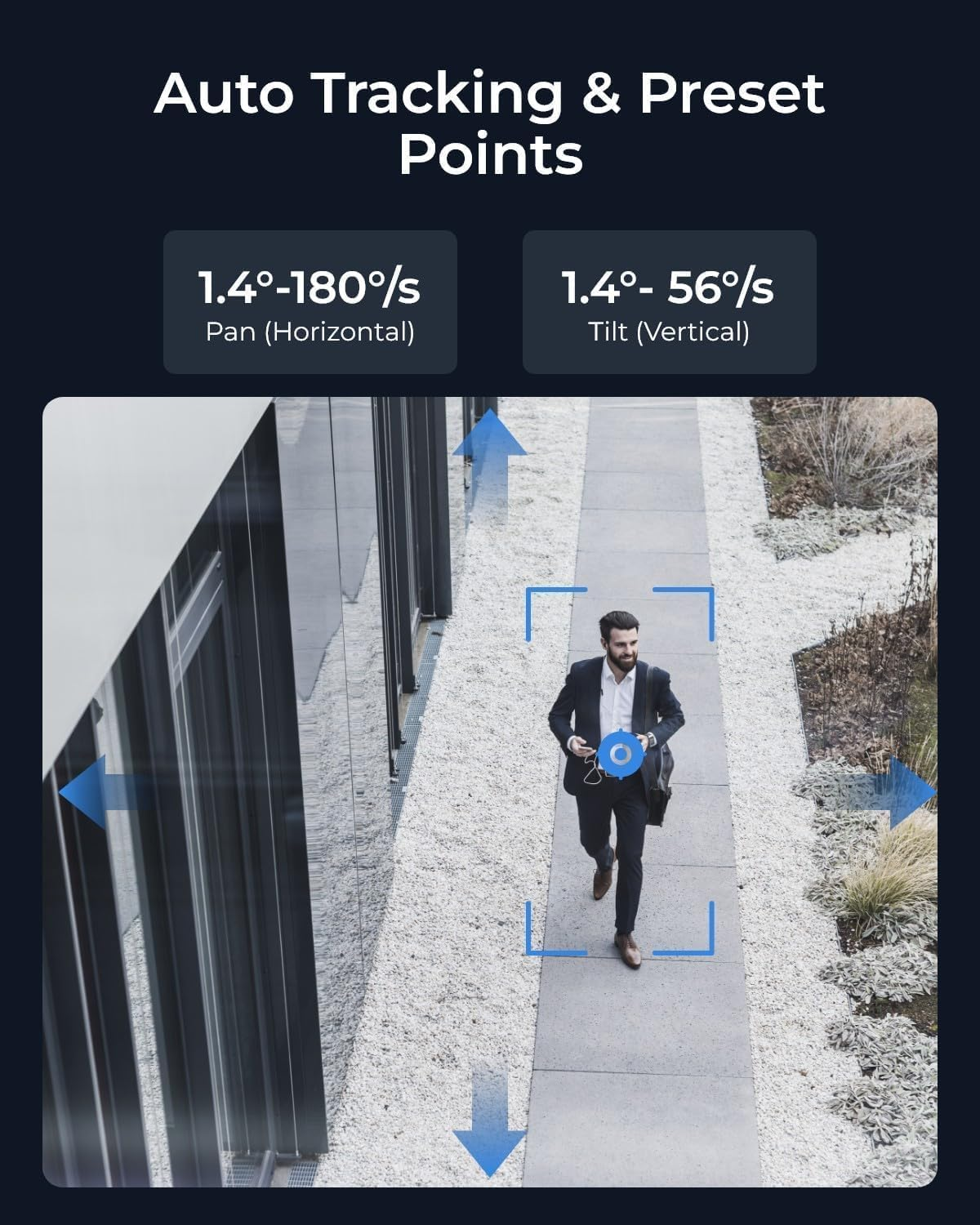 REOLINK RLC-823S2, Smart 4K/8MP UHD PTZ Dome Security Camera with Cutting-Edge 16X Optical Zoom and 3D, Spotlights Color Night Vision, Person/Vehicle/Animal Detection, 2 Way Talk, 24/7 Recording image number 3