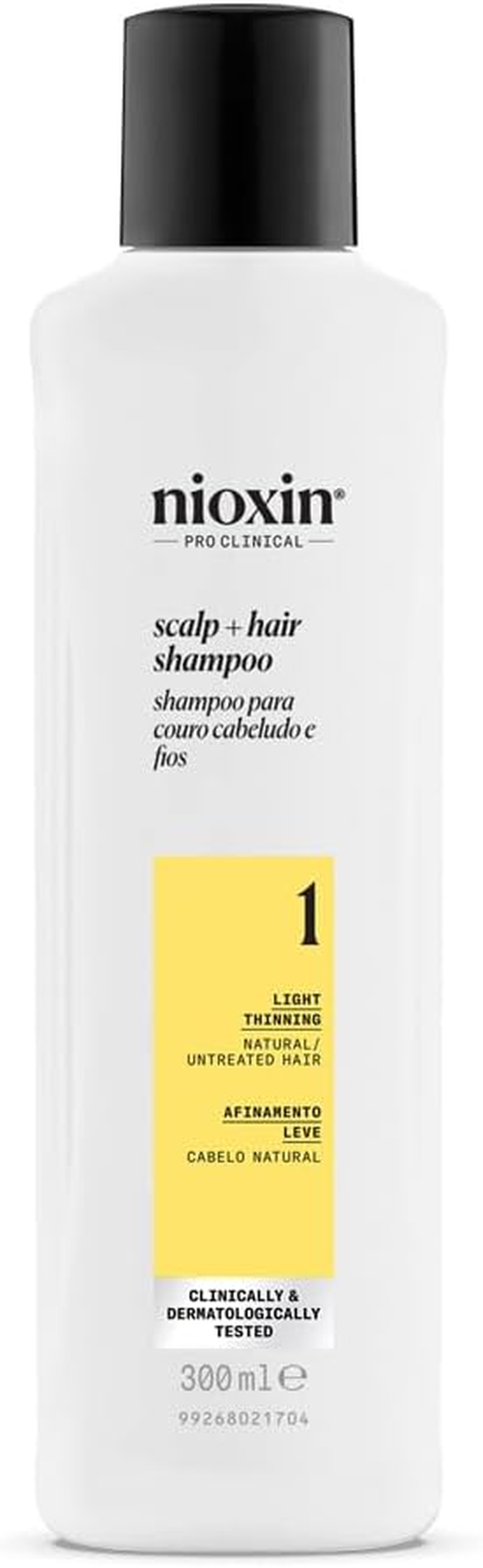 Nioxin System 1 Scalp plus Hair Thickening Shampoo for Natural Hair with Light Thinning, 300 Ml image number 3