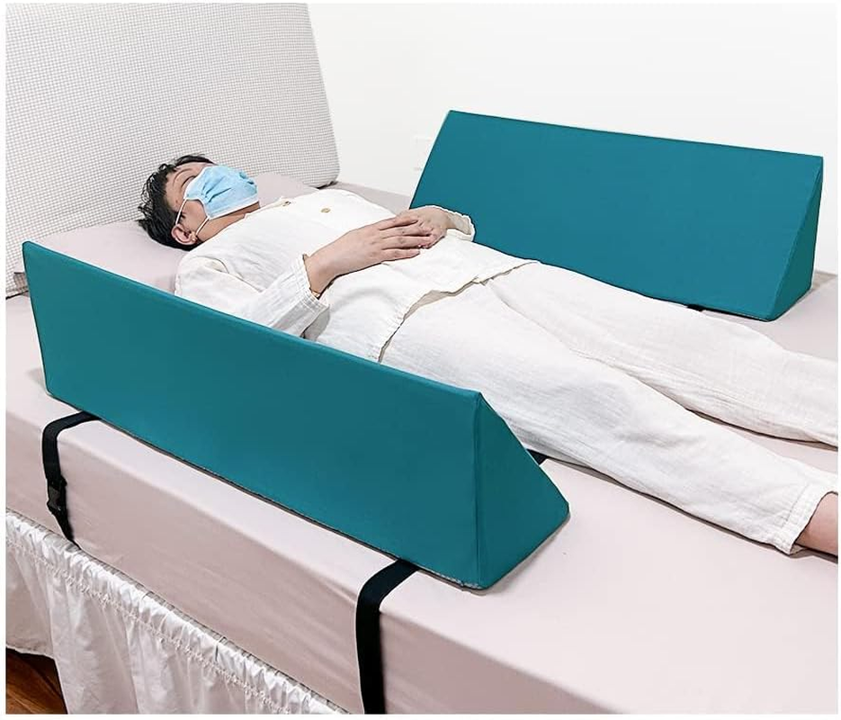 Bed Rails Foam Bolsters for Elderly Adults Bed Safety Railing Bed Guards for Seniors Hospital Bed Side Rails Pads Roll Control Bolster Medical Wedge Cushions Bed Bumper (2 Pcs) image number 2