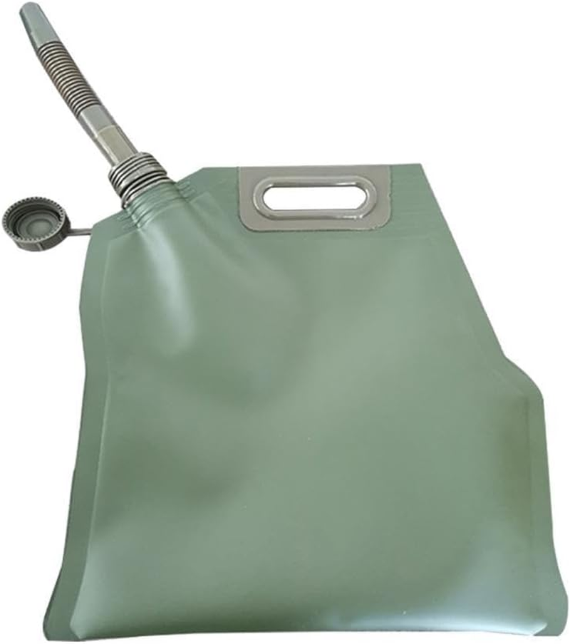Ronyme Soft Oil Bag Bladder Auto Can Foldable Motorcycle Gas Can Fueling Tank Portable Water Jug Bucket Auto Fuel Tanks Gasoline Can, 10L image number 1