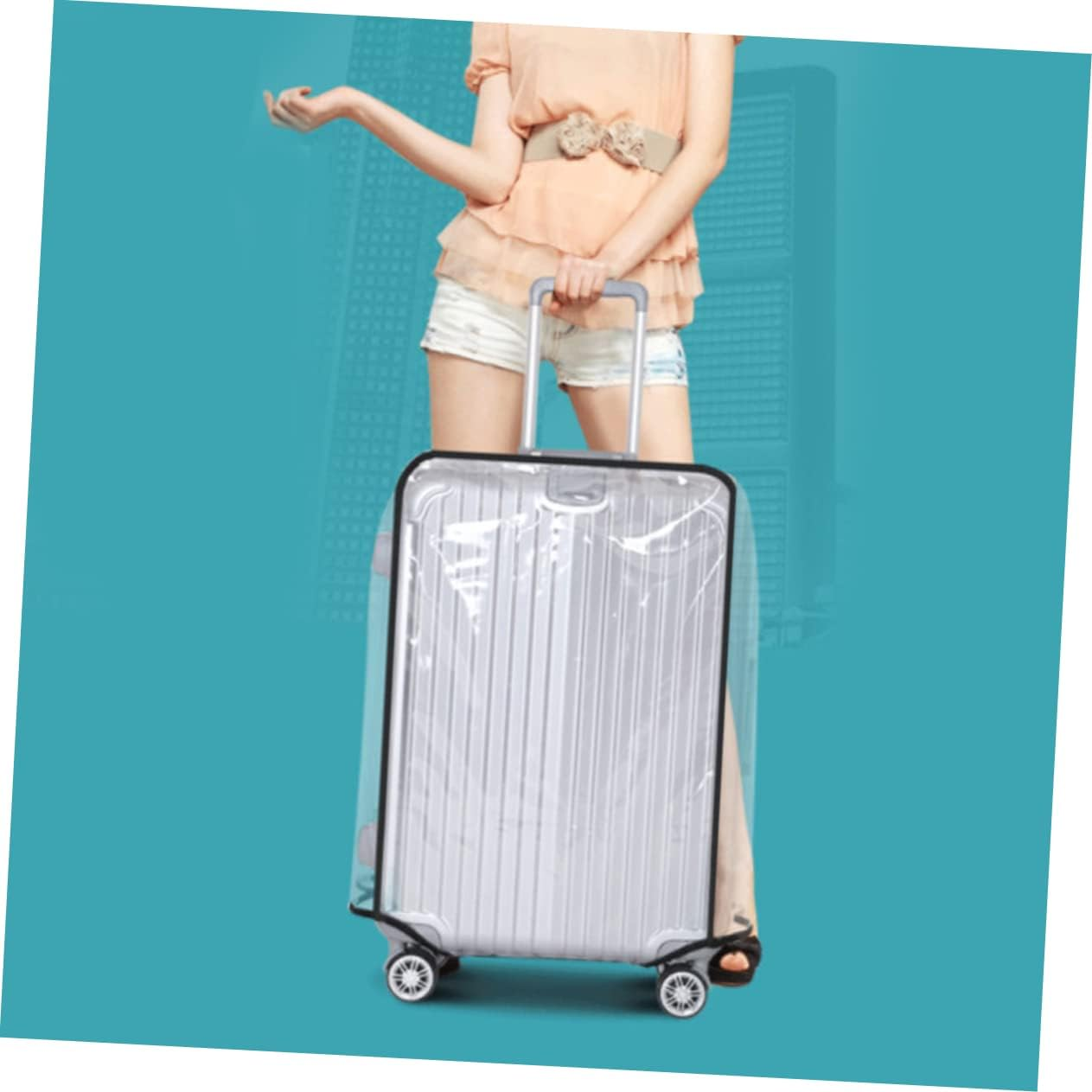 NOLITOY Suitcase Cover Luggage Protector Dustproof Wear-Resistant Travel Luggage Cover for Business and Daily Use