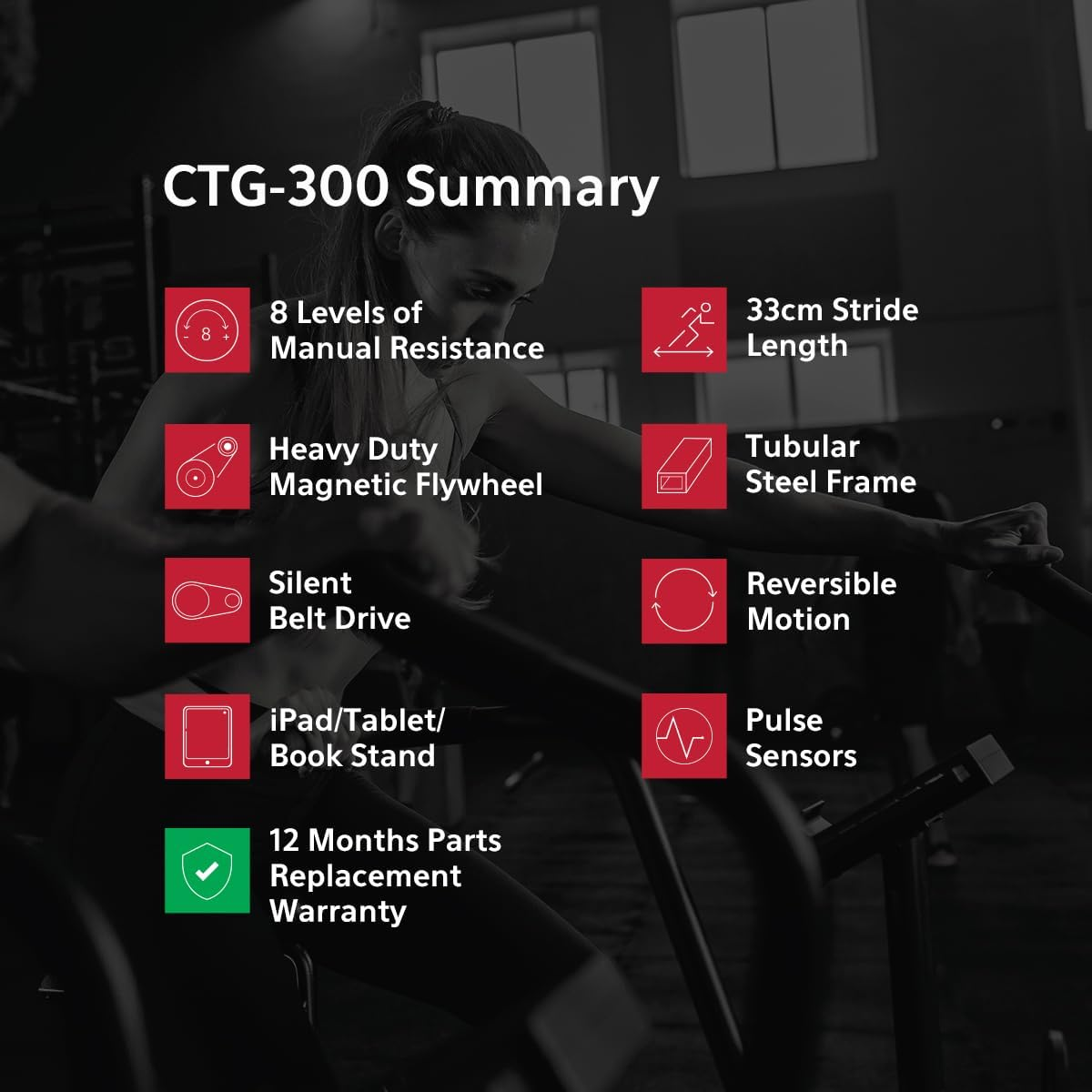 LSG Fitness CTG-300 Cross Trainer image number 1