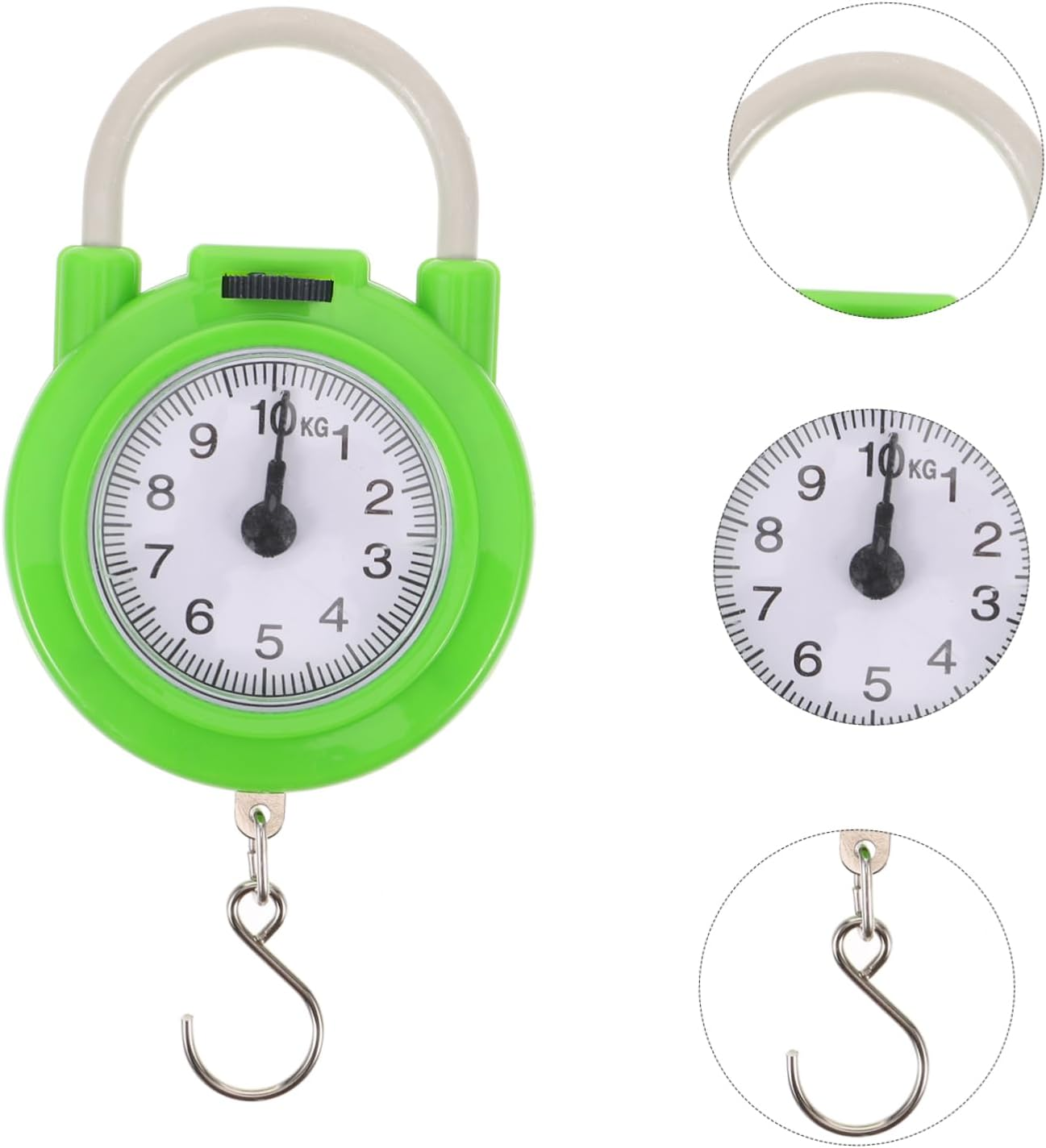 Hohopeti Portable Spring Scale Luggage Weight Scale Small Travel Essentials for Suitcase Luggage image number 2