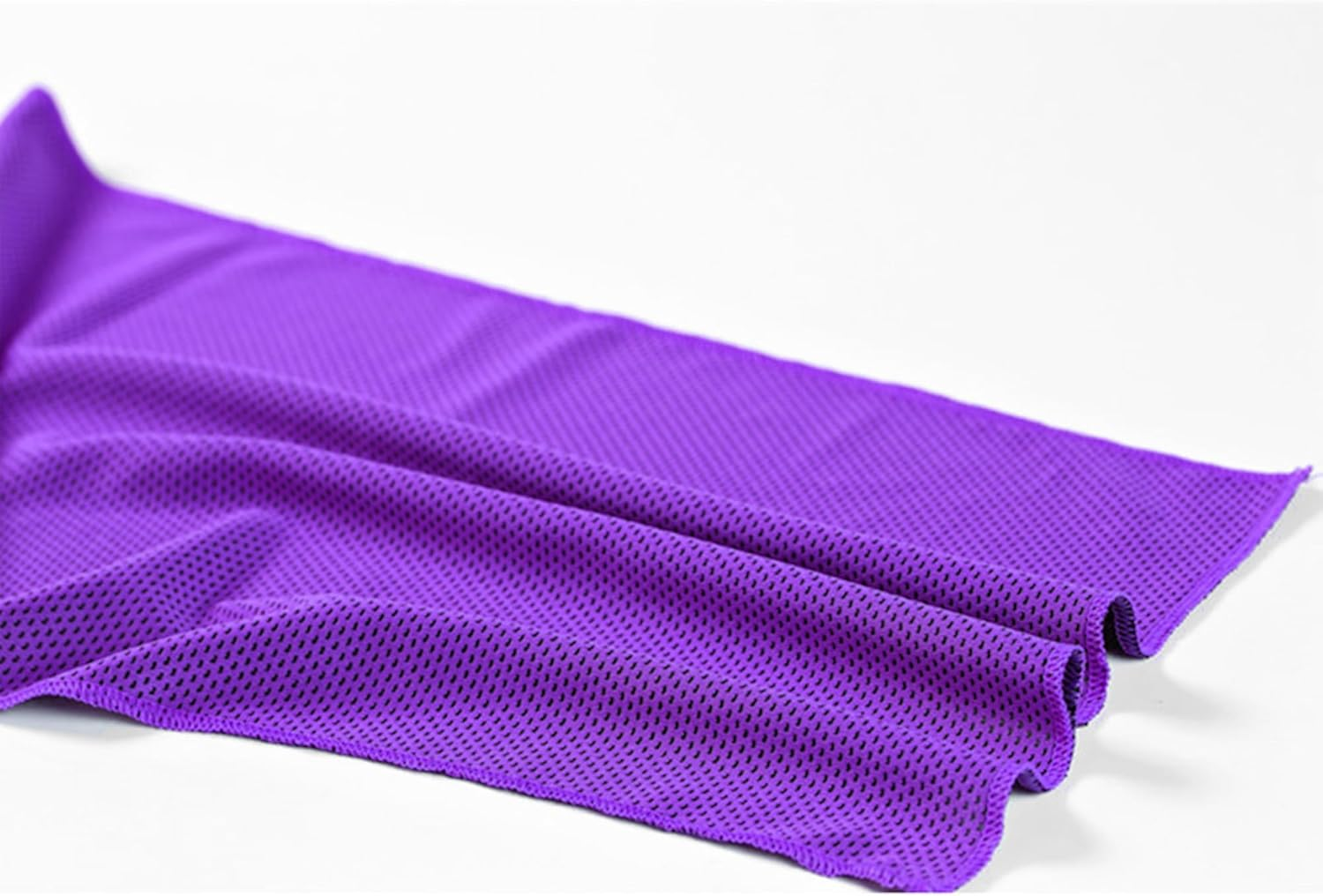 Generic 2 Pack Cooling Towel 80Cm X 30Cm, Purple, Microfiber, Soft Breathable, Stay Cool for Yoga, Sport, Gym, Workout, Camping, Fitness, Running