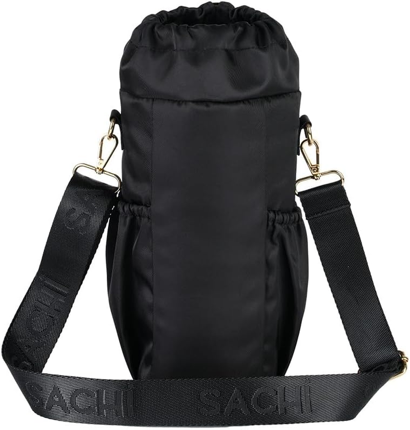 Sachi Crossbody Insulated Bottle Bag - Black image number 6