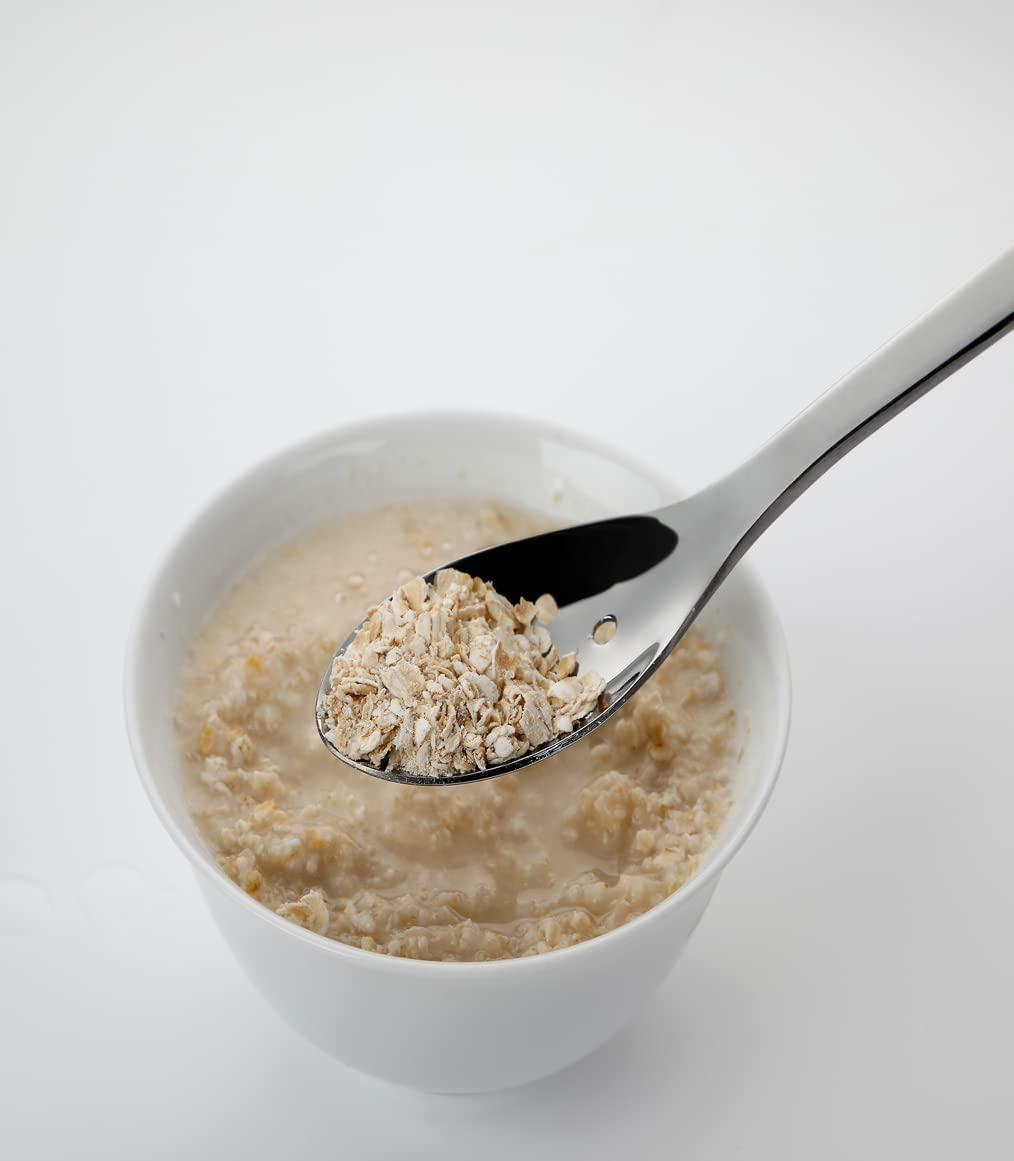 4 Pcs Slotted Spoons,Durable Stainless Steel Soup Spoons,Small Strainer for Home Restaurant Dinner image number 1