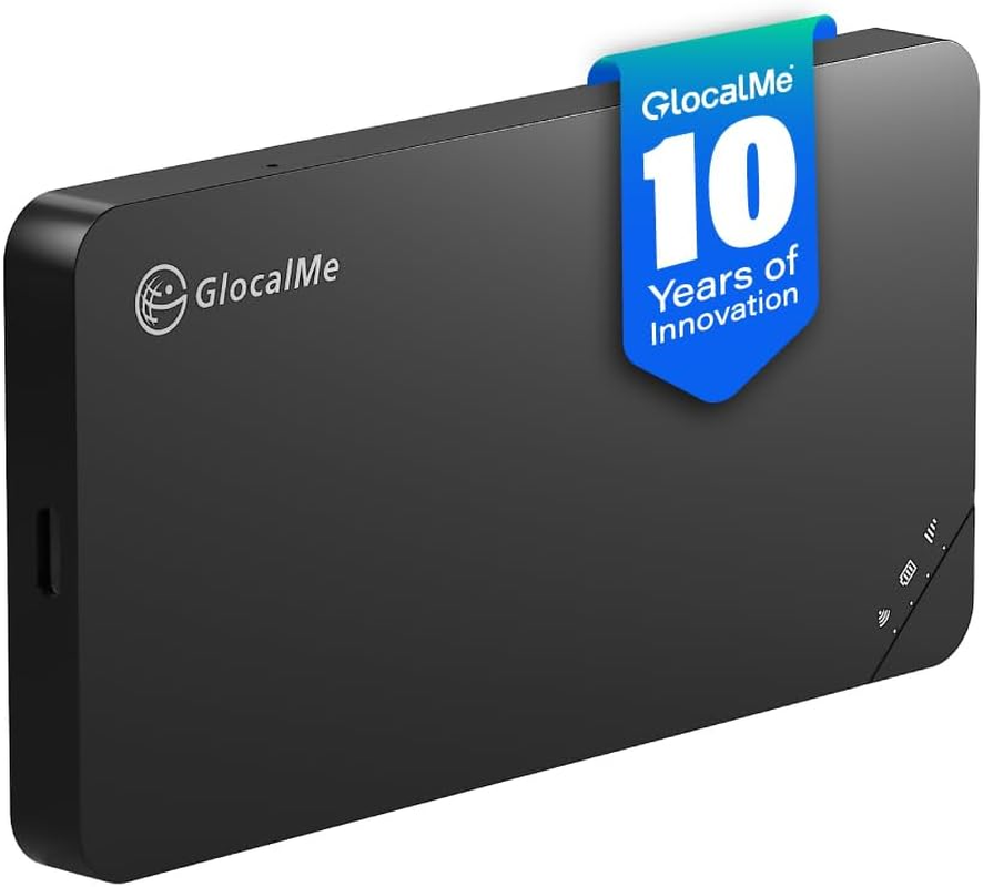 Glocalme U3 Smart 4G Mobile Wifi Hotspot| Roaming-Free and Unlocked in 140+Countries | Contract-Free and Sim-Free |1.1GB Global Initial Data Package Preloaded|Free 8GB EU Data Package(Black) image number 4