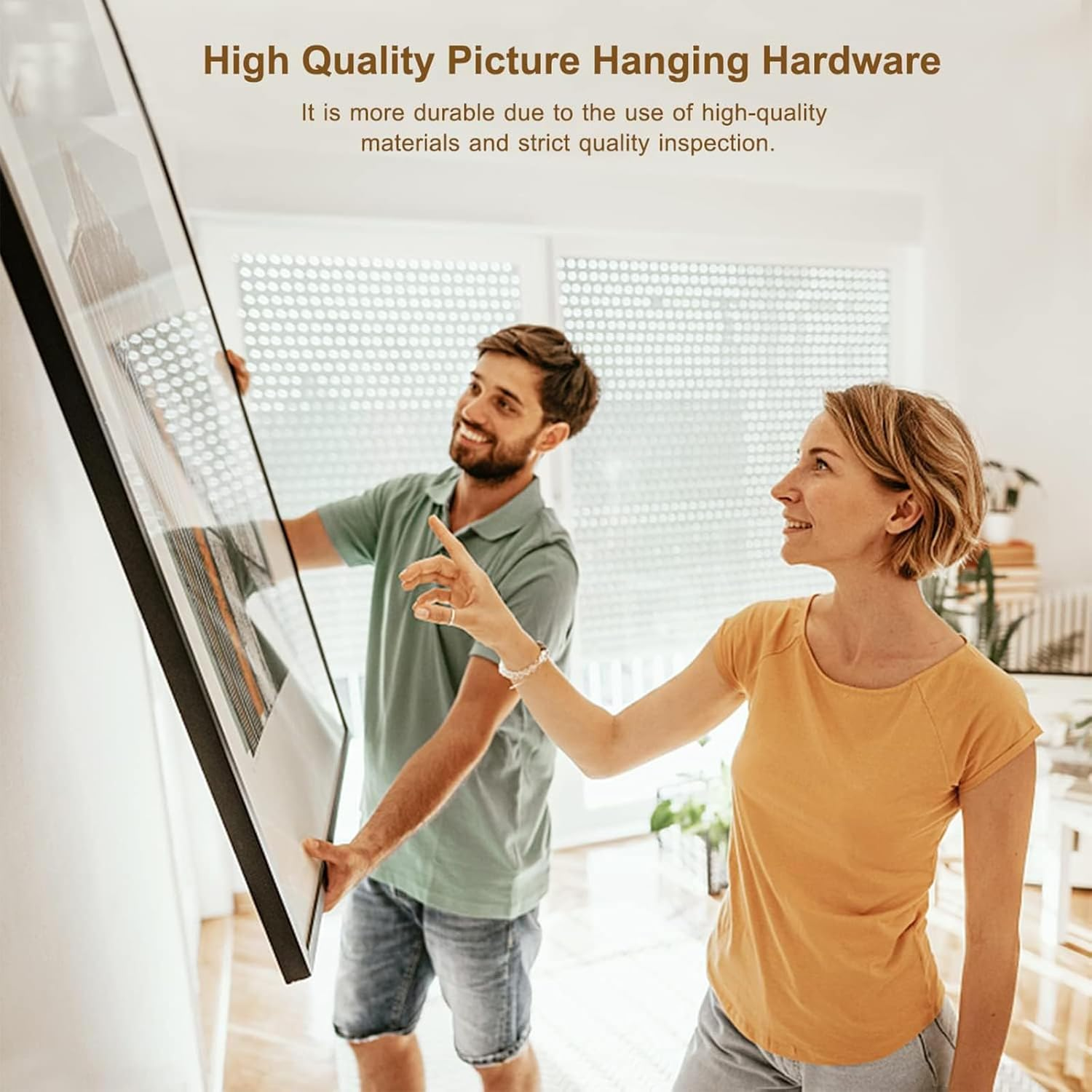 100 Feet Picture Hanging Wire Kit, Heavy Duty Wire Picture Hanging for Photo Mirror Frame Artwork, Included D Ring Picture Hangers, Screws, Aluminum Sleeves, Screwdriver, up to 30Lbs image number 4