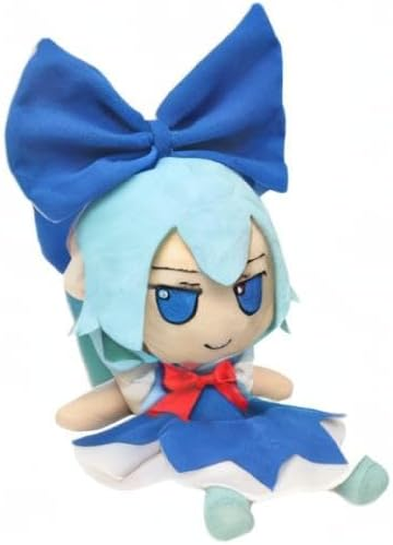 Anime Touhou Project Cirno Fumo Plush Doll Stuffed Plushie Figure Doll Toy Project Pillow Girls 20Cm Blue(Cirno) - Red image number 1