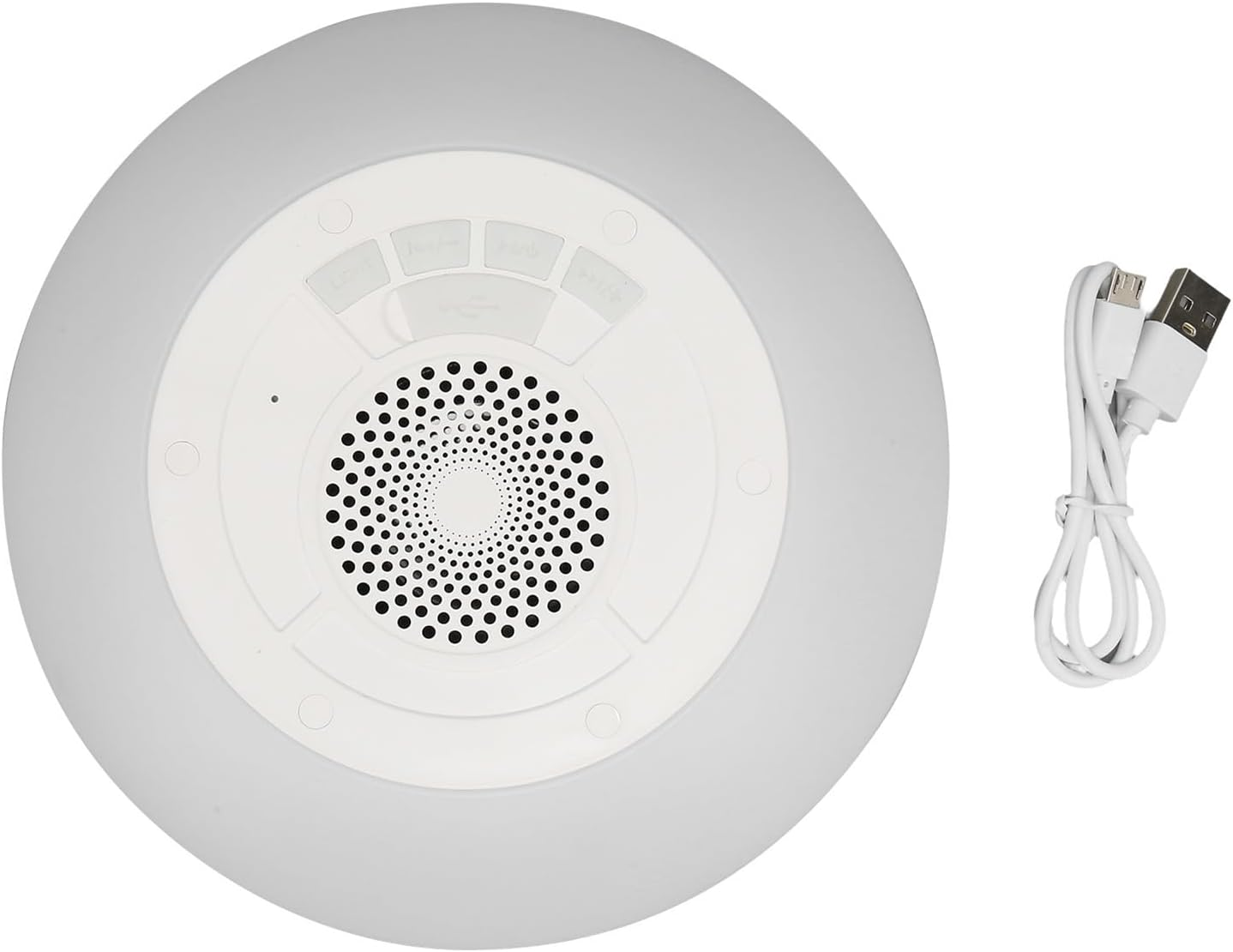 Floating Pool Speakers, Bluetooth Speakers with RGB Colorful Lights, IPX7 Waterproof Hot Tub Bluetooth Speaker Built in Microphone for Home Shower Outdoors Pool Travel image number 4