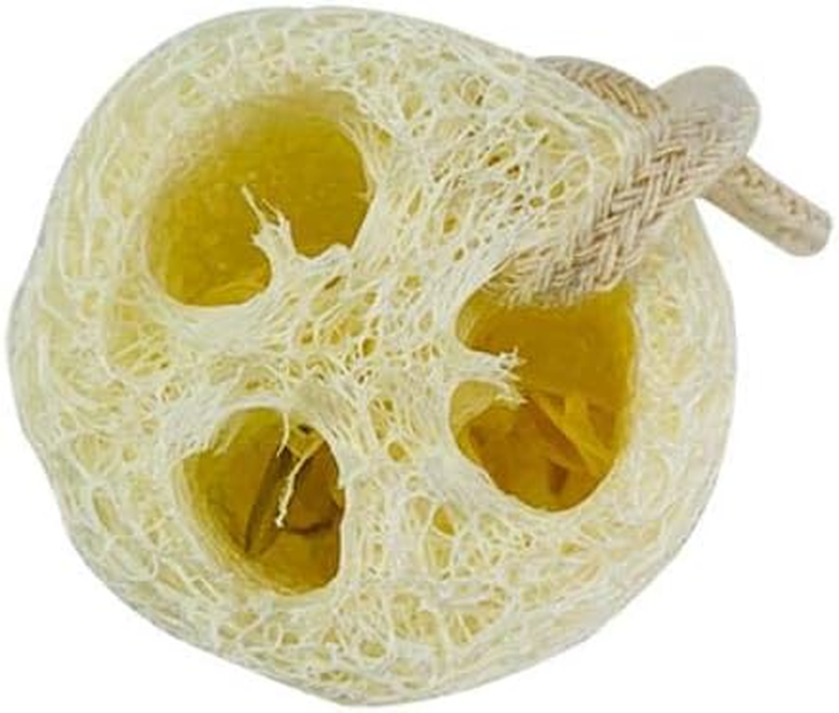 2 Pieces Natural Loofah Bath Shower Sponge Spa Body Scrubber Horniness Remover Bathing Massage Sponge image number 5