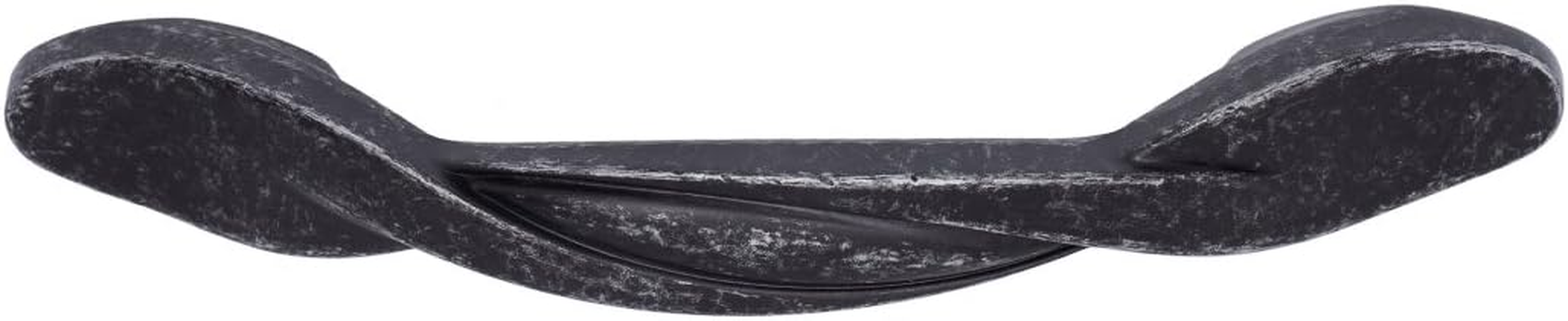 Amazon Basics Twisted Cabinet Handle, 4.5-Inch Length (3-Inch Hole Center), Antique Silver, 10-Pack image number 3