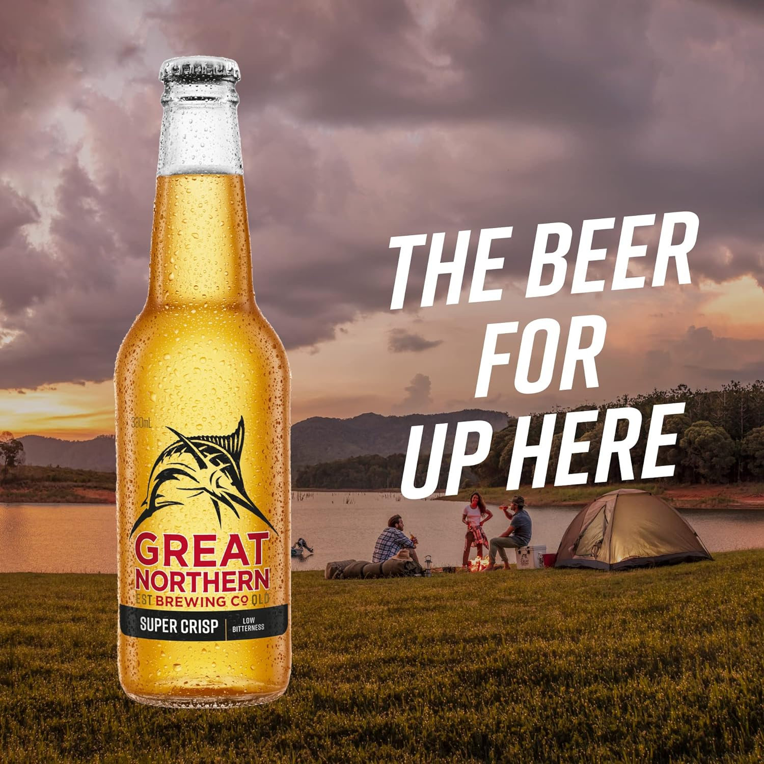 Great Northern Super Crisp Lager, Smooth & Refreshing Finish, 3.5% ABV, 330Ml (Case of 24 Bottles) image number 5