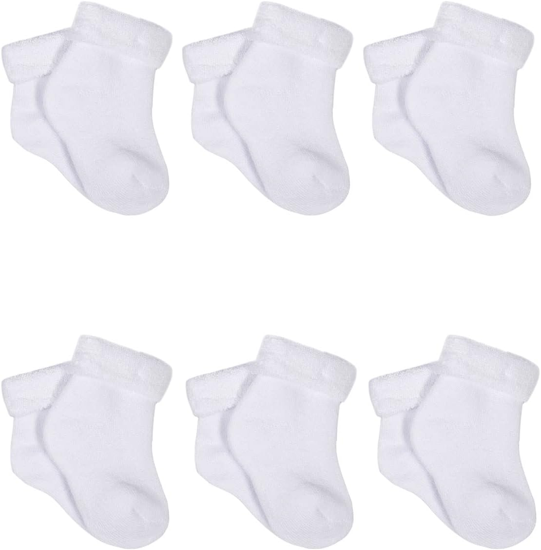 GERBER Unisex Baby 6 Pack Socks image number 3