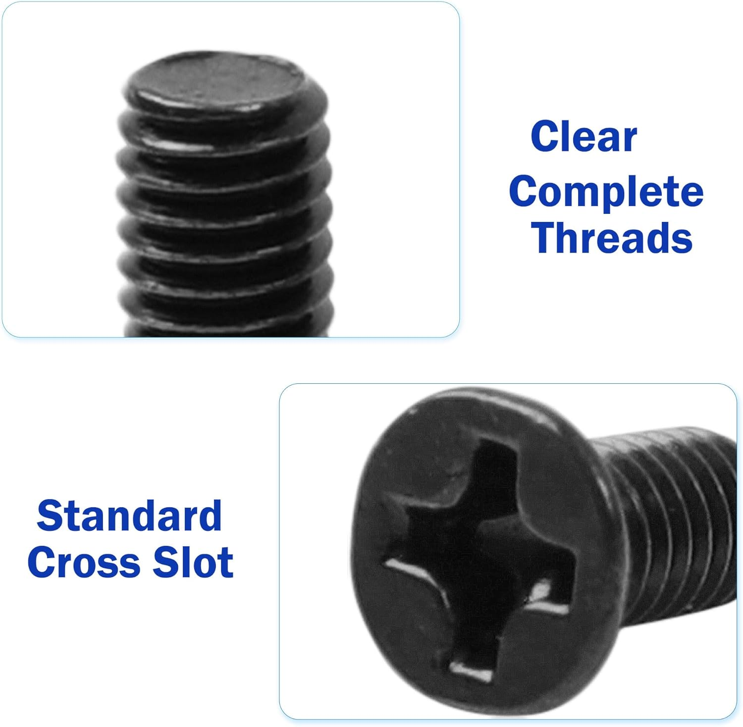 Uxcell 50Pcs M3 X 4.7Mm HDD SSD Hard Drive Mounting Screws - Black Metal Replacement for Laptop image number 1