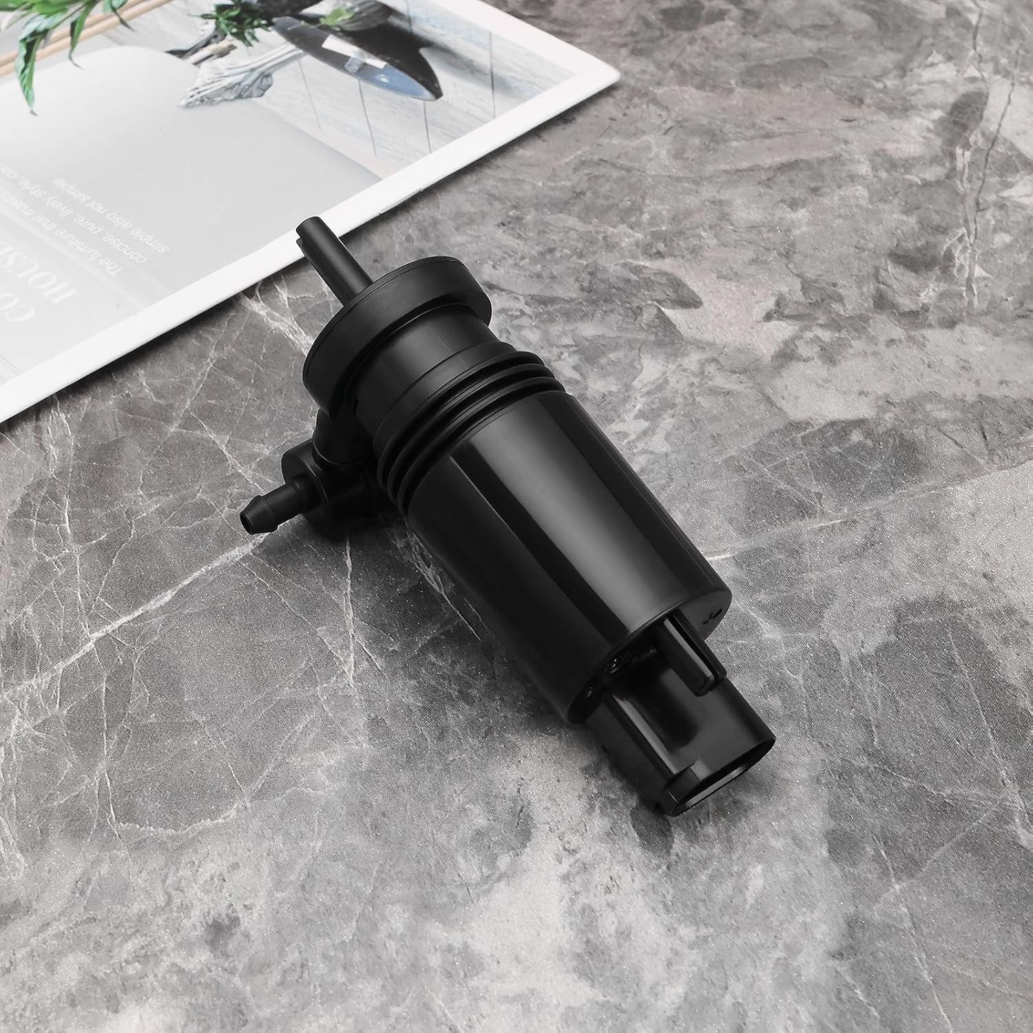 VGOL 1Pc Windscreen Washer Pump Replacement Part 2468660000 A2468660000 Compatible with Mercedes Benz A-Class W176 2012-2018 Black