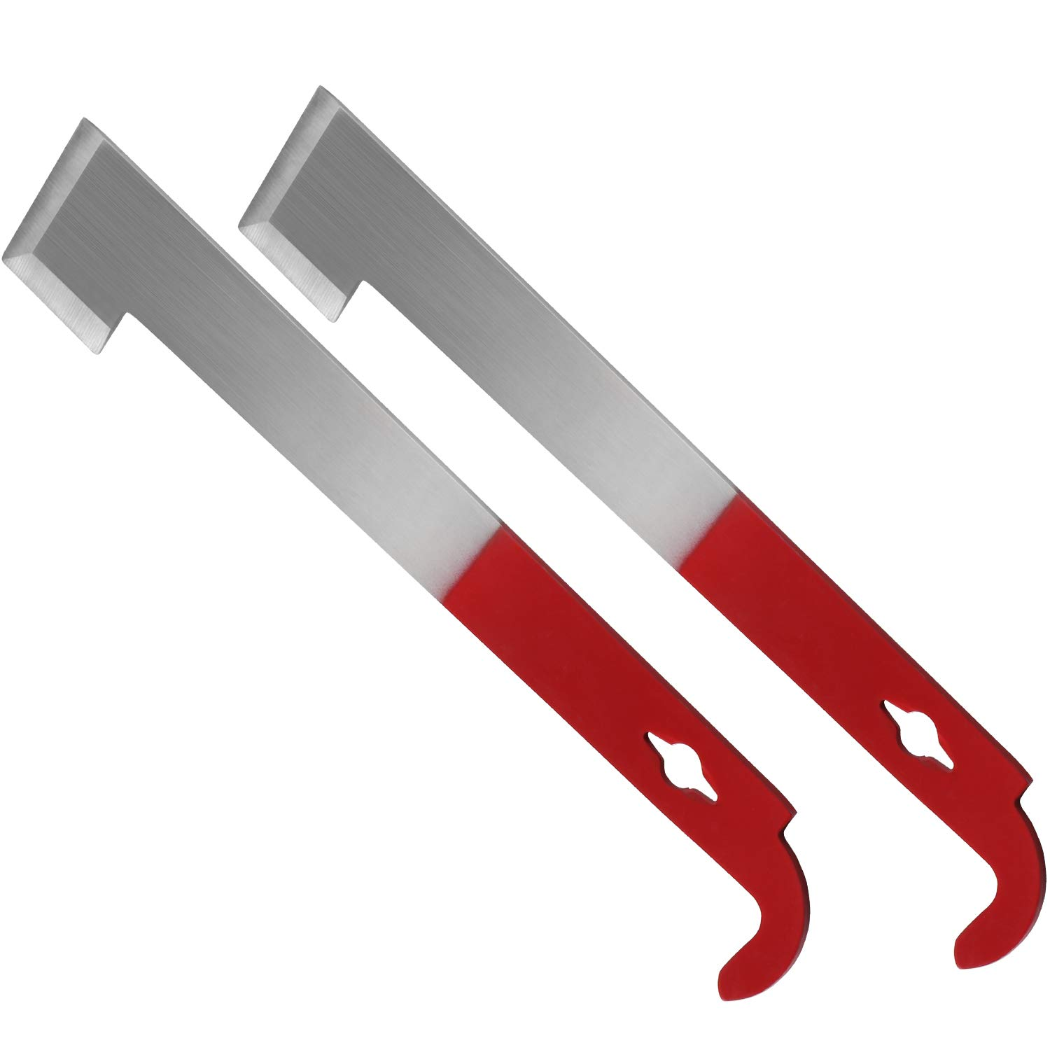 Sunshane 2 Pack Stainless Steel Bee Hive Tool J Hook Bee Frame Lifter and Scraper Beekeeping Equipment for Beekeepers, 10.5 Inch image number 4