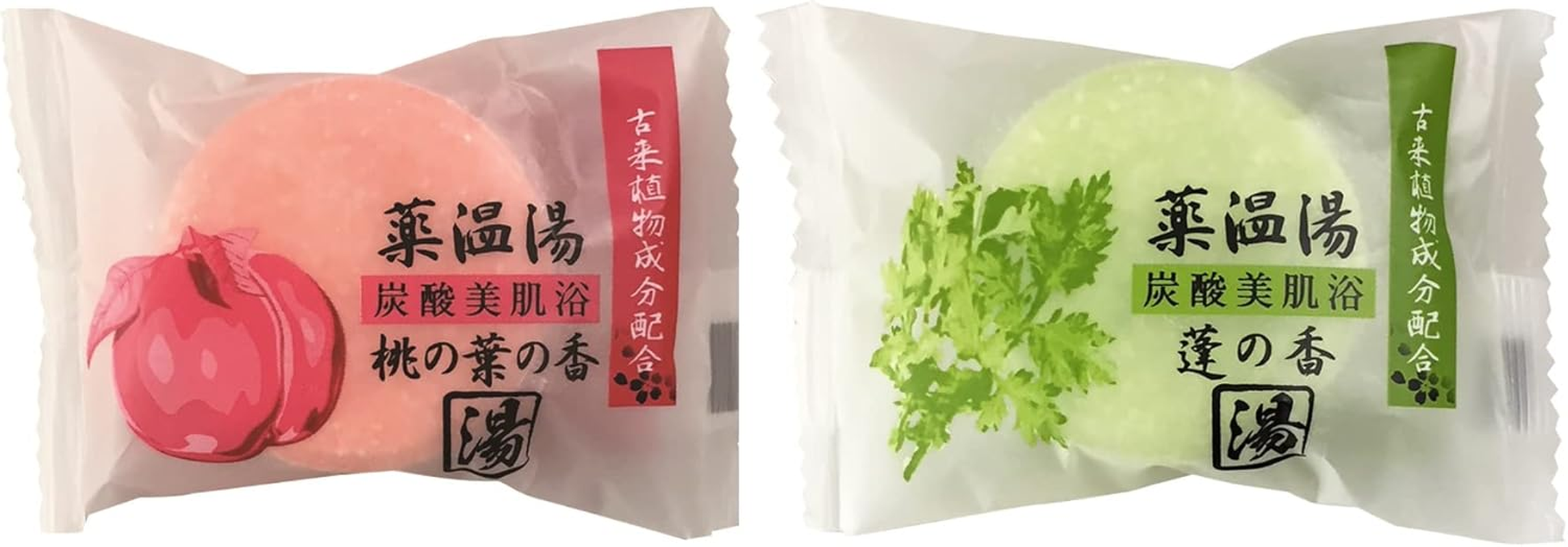 BULK LIFE Bath Salts, Medicated Hot Water, Carbonated, Beautiful Skin Bath, Carbonated, Dense 6 Fragrances (2 Each), Set of 12 Tablets image number 1