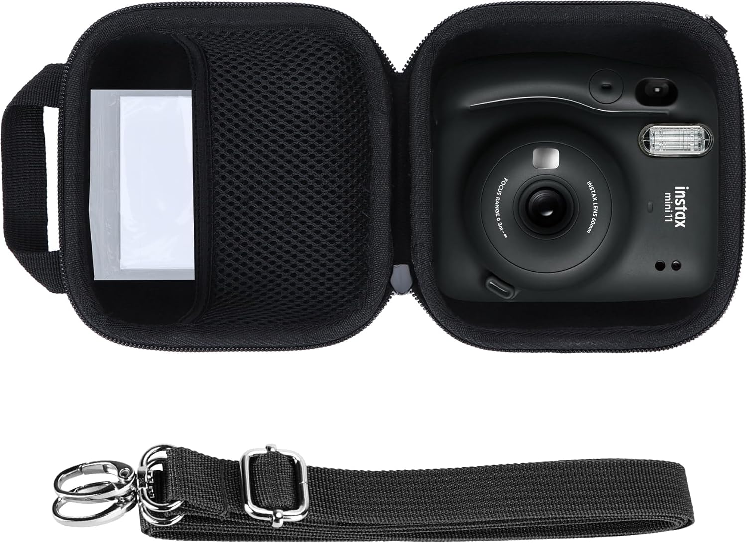 Storage Case Compatible with Fujifilm Instax Mini 12/11 Instant Camera (Blush Pink Case) (Pink)