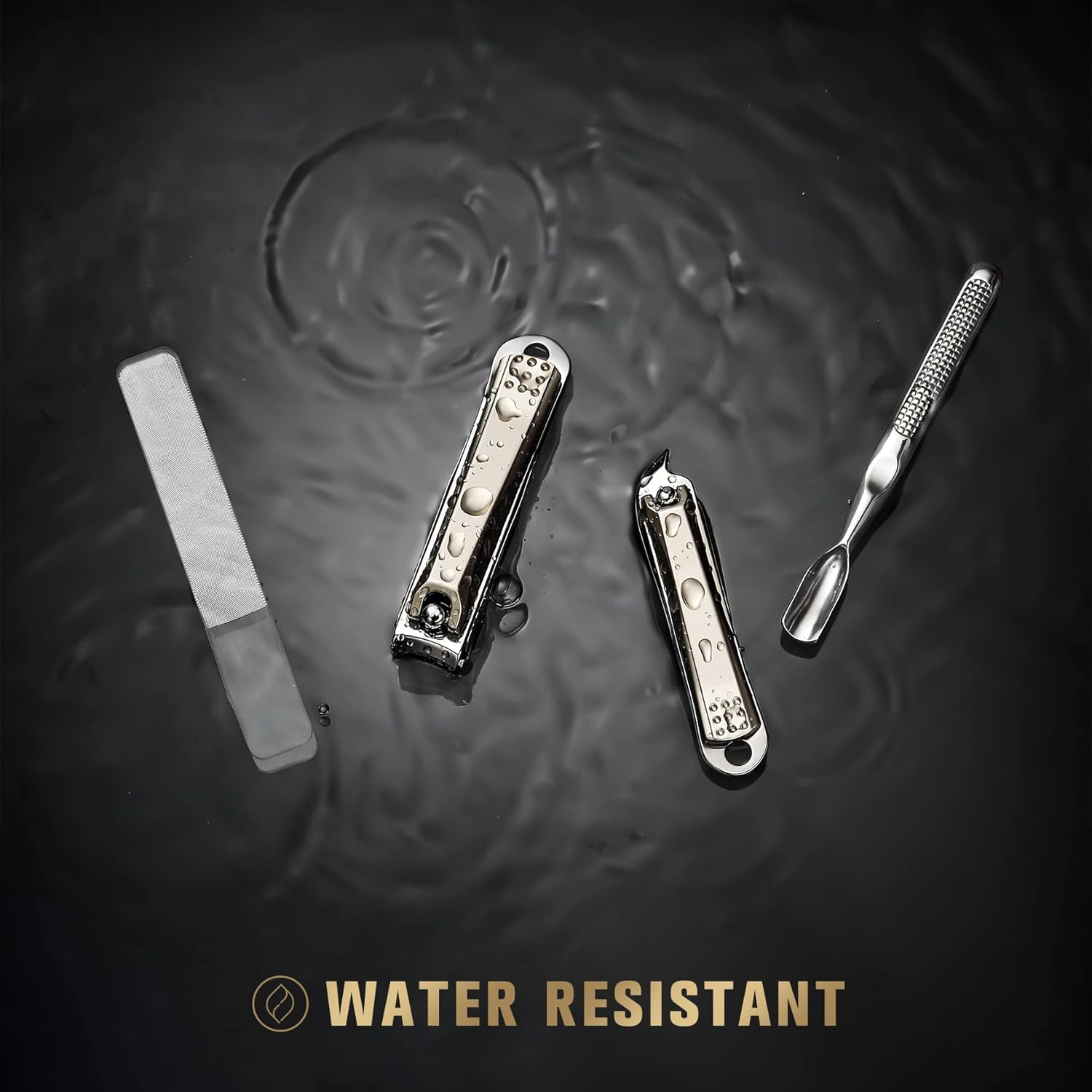 FERYES Nail Clippers Set - Premium Quality Stainless Steel Toenail and Fingernail Clipper for Manicure - 4PCS Nail Care Tool Kit image number 4