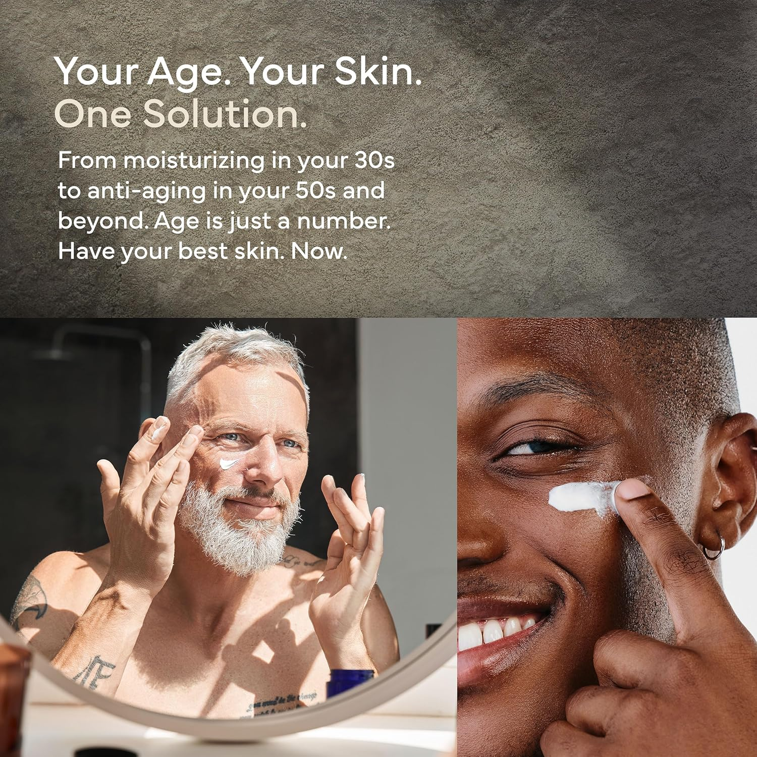 SEACRET Men'S All-In-One Face Cream, 7-In-1 Day & Night Moisturizer, Non-Greasy, Anti-Aging Formula with Dead Sea Minerals to Hydrate Skin and Help Reduce Wrinkles, Dark Spots & Puffiness. 4.4 Fl.Oz. image number 2