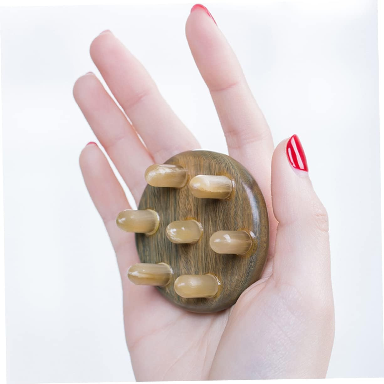 Beatifufu 3Pcs Wide Tooth Scalp Brush Massager Comb for Head Massage Acupoint Relief Tool Static Hair Care image number 2