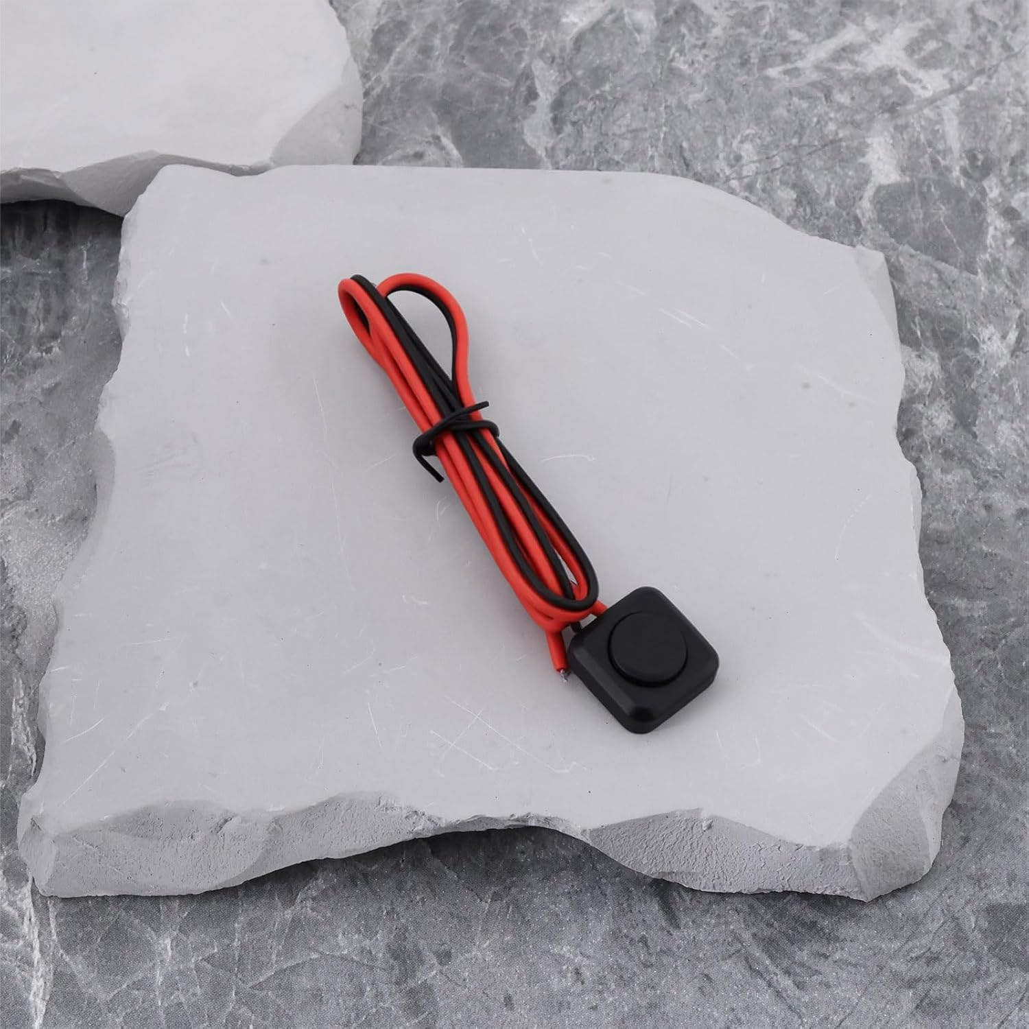 VGOL 2Pcs Momentary Switch 12V 24V Small Push Button Switch for Cars Electrical Applications DIY Projects, 50Cm Prewired image number 2