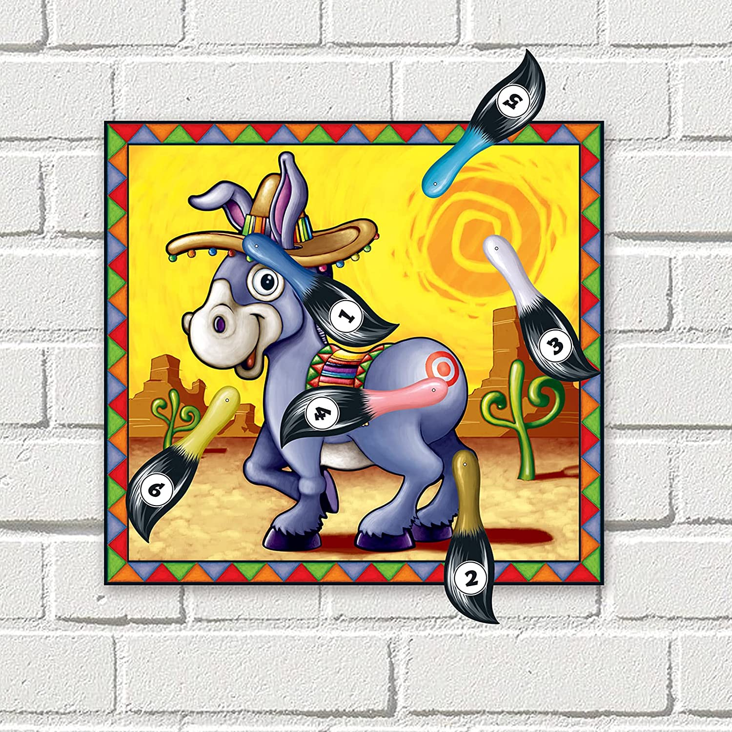 Donkey Game Party Accessory Pack of 6 image number 4