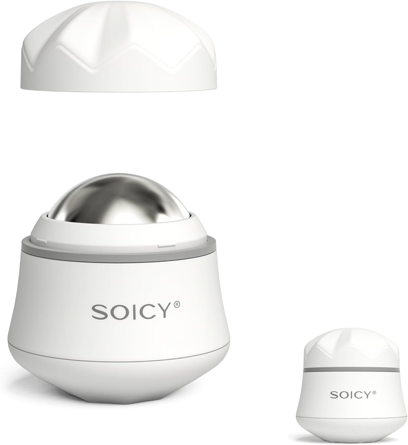 OPENDGO Ice Roller for Eye Face, Facial Ice Roller Stainless Steel Ball Skin Cooling Face Massage Beauty Skin Care Tool,Facial Massage Ice Globes