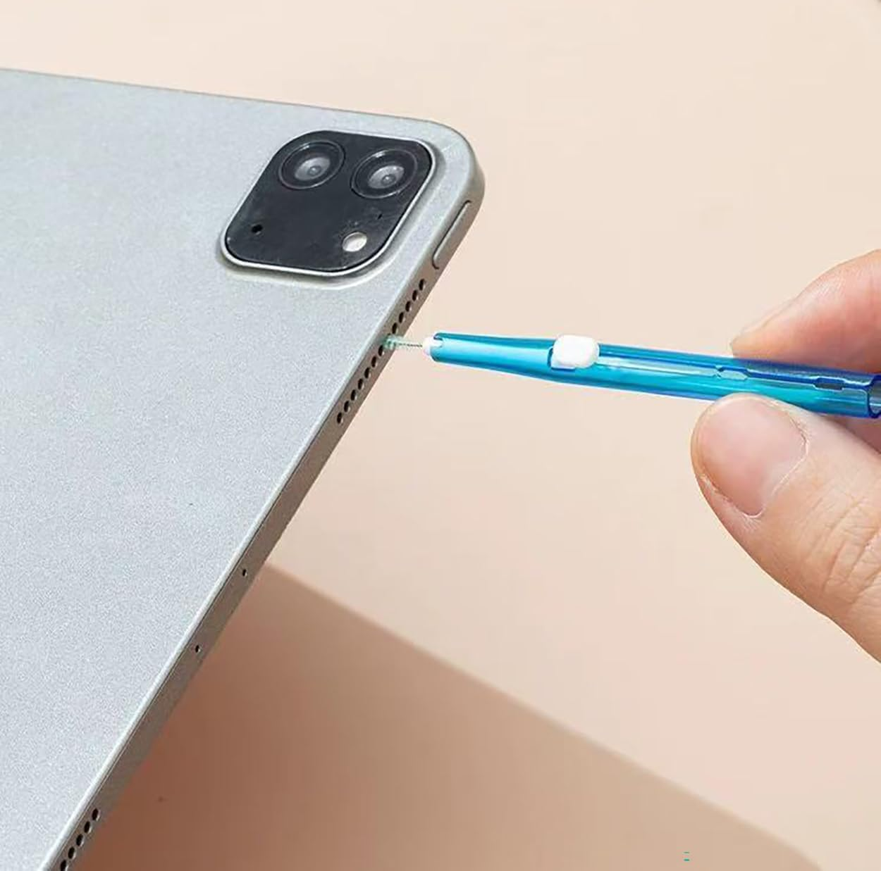 5Pcs Cell Phone Cleaning Kit Dual Side Multifunction Tools Anti-Clogging Nylon Brushes & Hook Cleaner for Iphone 17 Pro Max Charging Port, Phone Speaker Mini Cleaning Kits image number 2