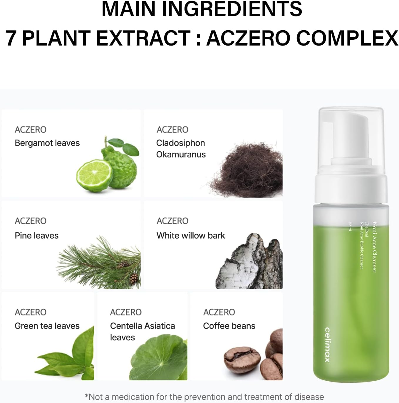 Celimax the Real Noni Acne Bubble Cleanser 155Ml image number 3