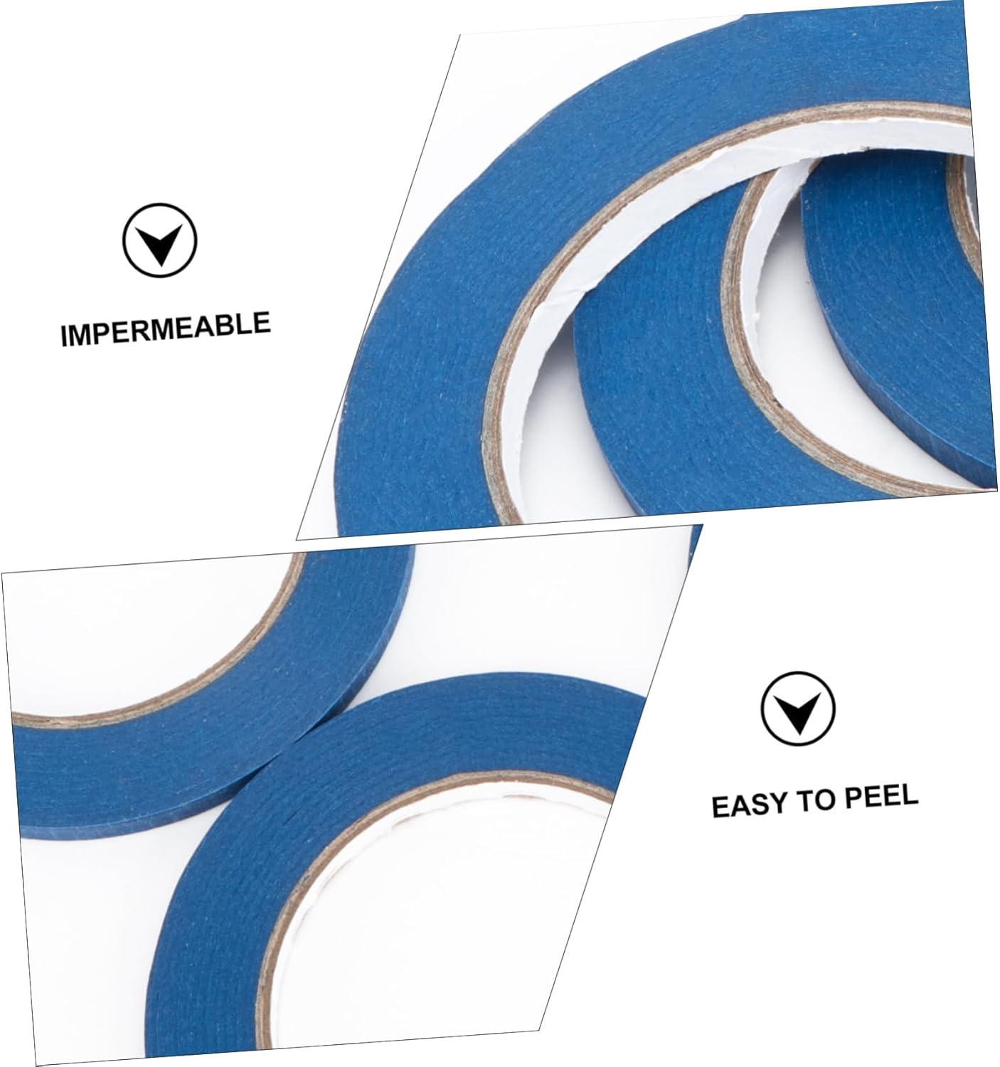 Hohopeti 4Pcs Heat-Resistant Tape Paper Adhesive Car Tape for Printing for DIY Projects and Car Sun Shades image number 3