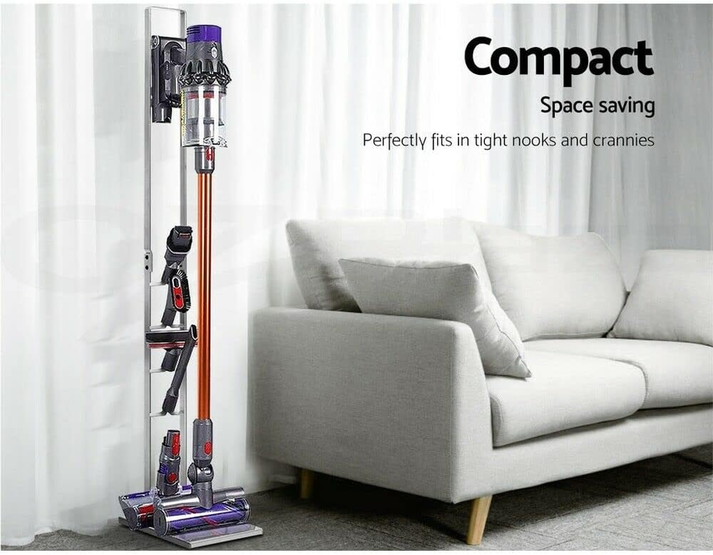 Freestanding Vacuum & Accessories Stand for Dyson V6 V7 V8 V10 V11 (Black) image number 2