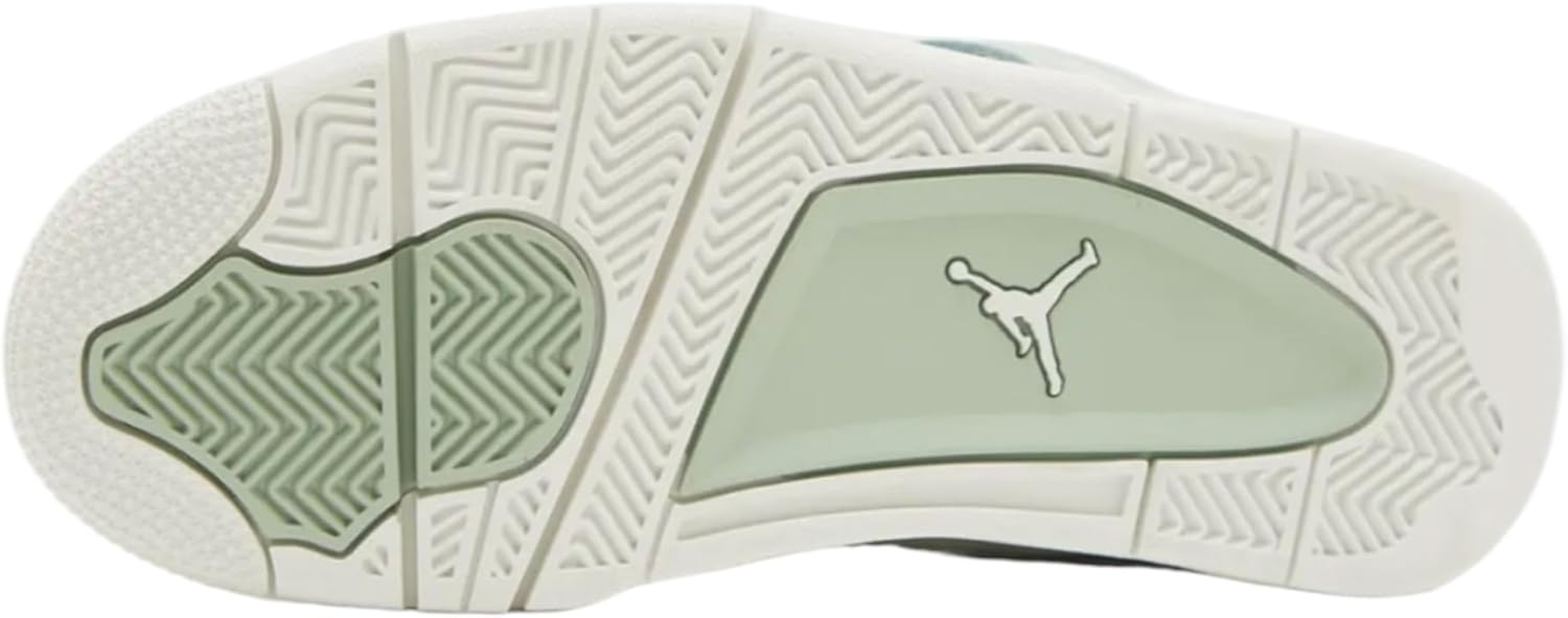 Seafoam/Sail/Metallic Silver Jordan Air Jordan 4 Retro Sneaker