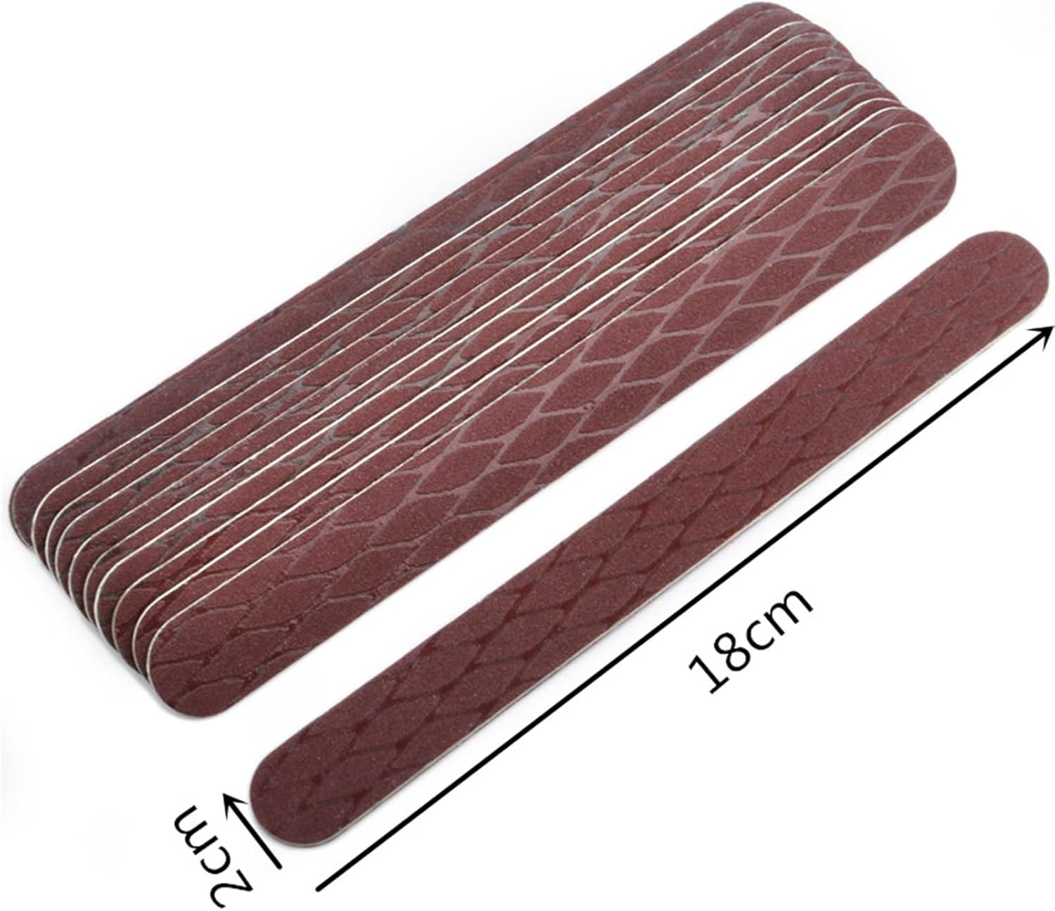 TRUSTTWO 20Pcs/Lot Brown Nail File Sanding Double Side Nail Buffer Polish Blocks Professional Cuticle Remover Nail Care Beauty Tools the New image number 4