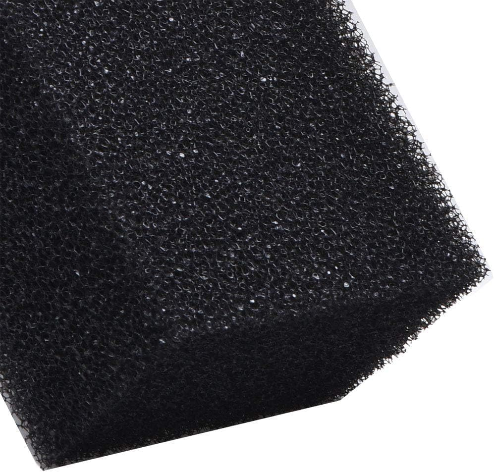Black Bio Sponge Filter Media Pad for Aquarium Fish Tanks - Durable, High-Efficiency Water Purification with Extra Large Pores, Customizable Size 20X30X2Cm image number 3