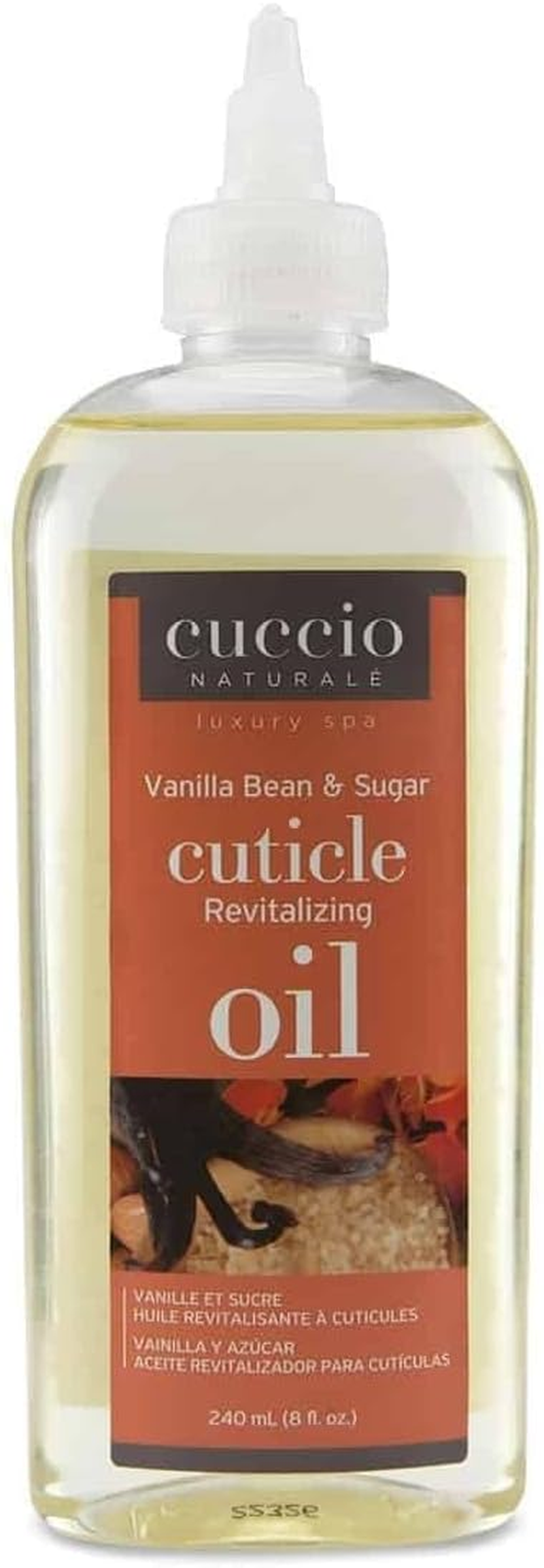 Cuccio Naturale Cuticle Revitalizing Oil - Vanilla Bean and Sugar Cuticle Oil 240Ml (8Oz)